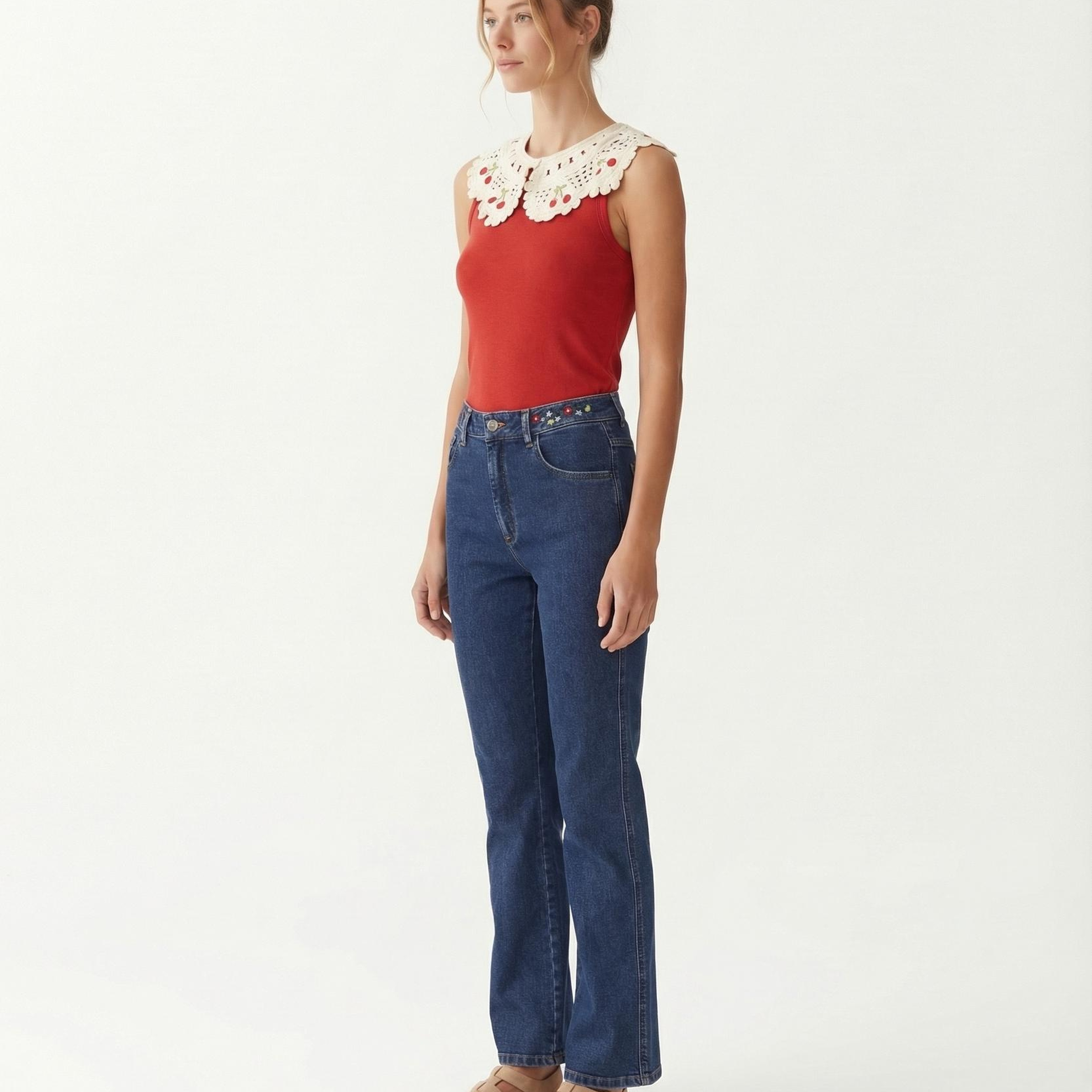 YARGICI Flare Yüksek Bel Pantolon