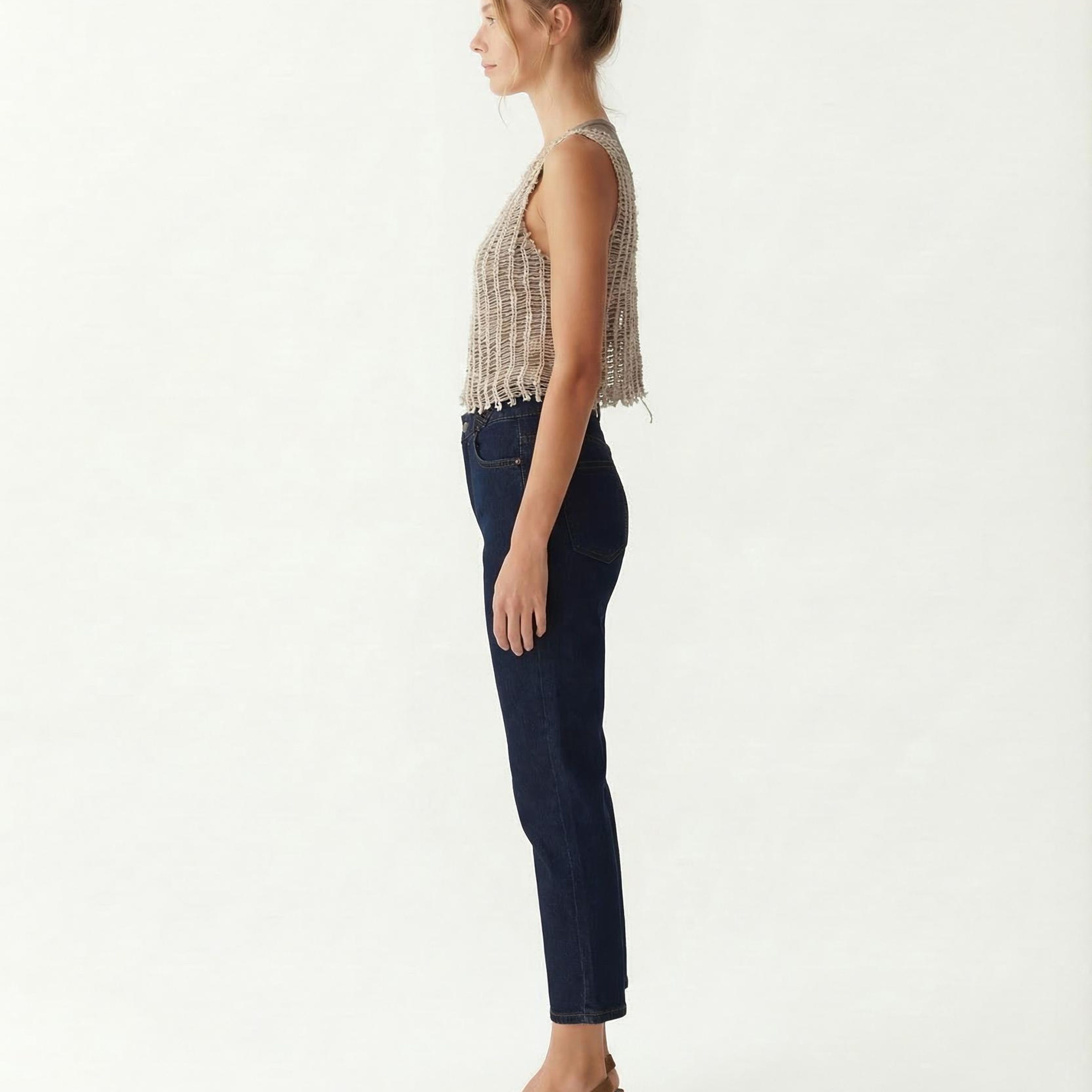 YARGICI Mom Yüksek Bel Pantolon