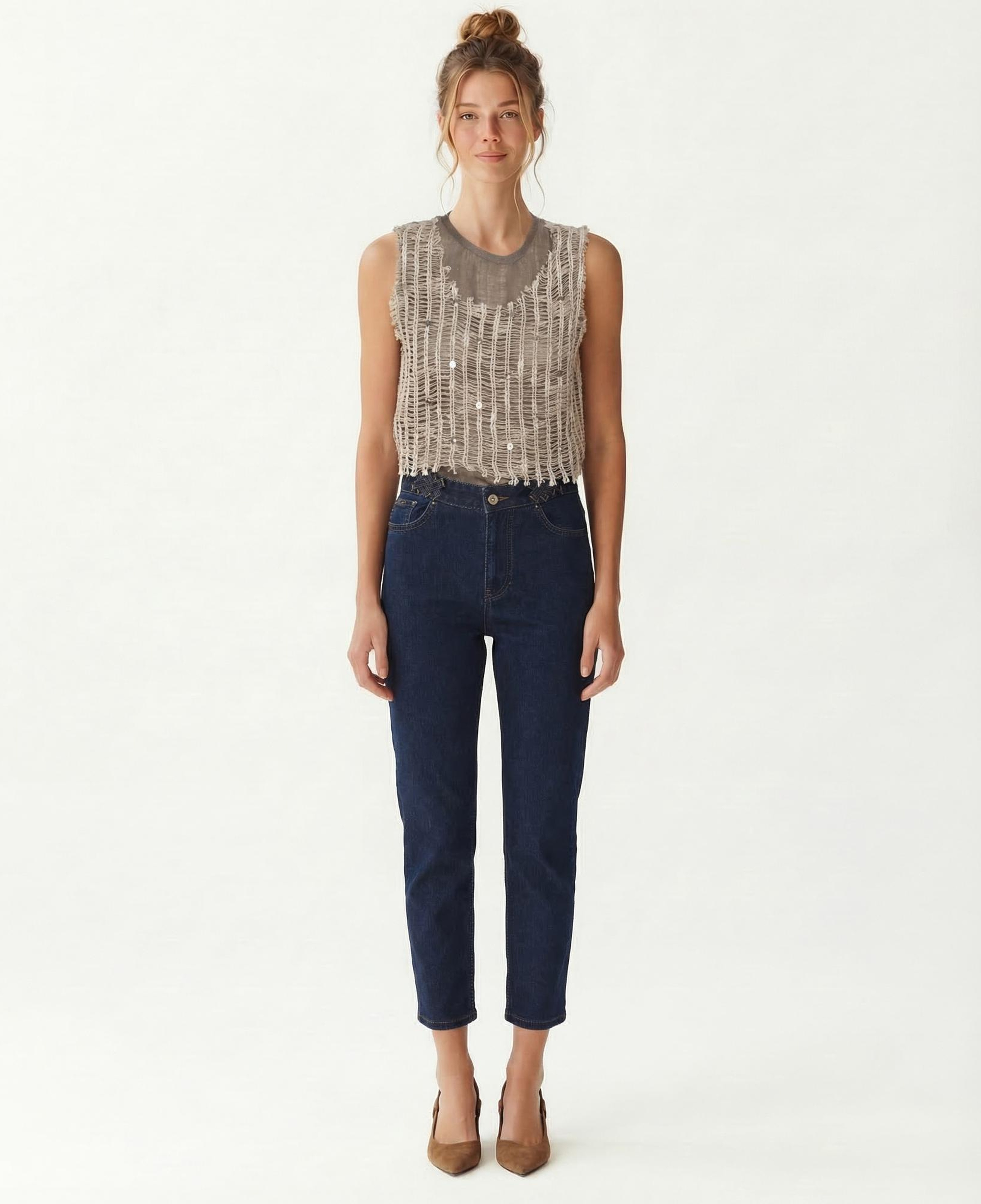 YARGICI Mom Yüksek Bel Pantolon