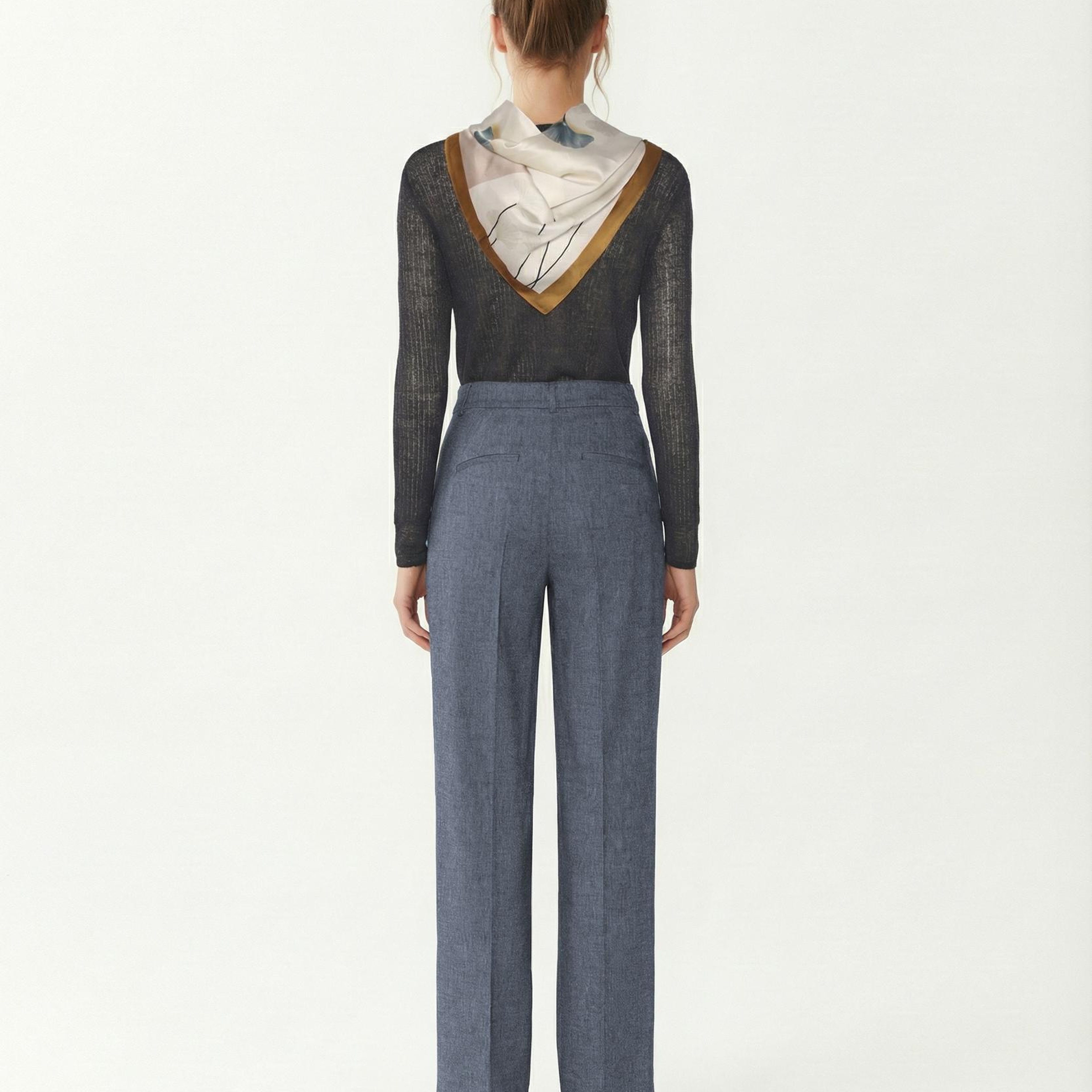 YARGICI Düz Yüksek Bel Pantolon