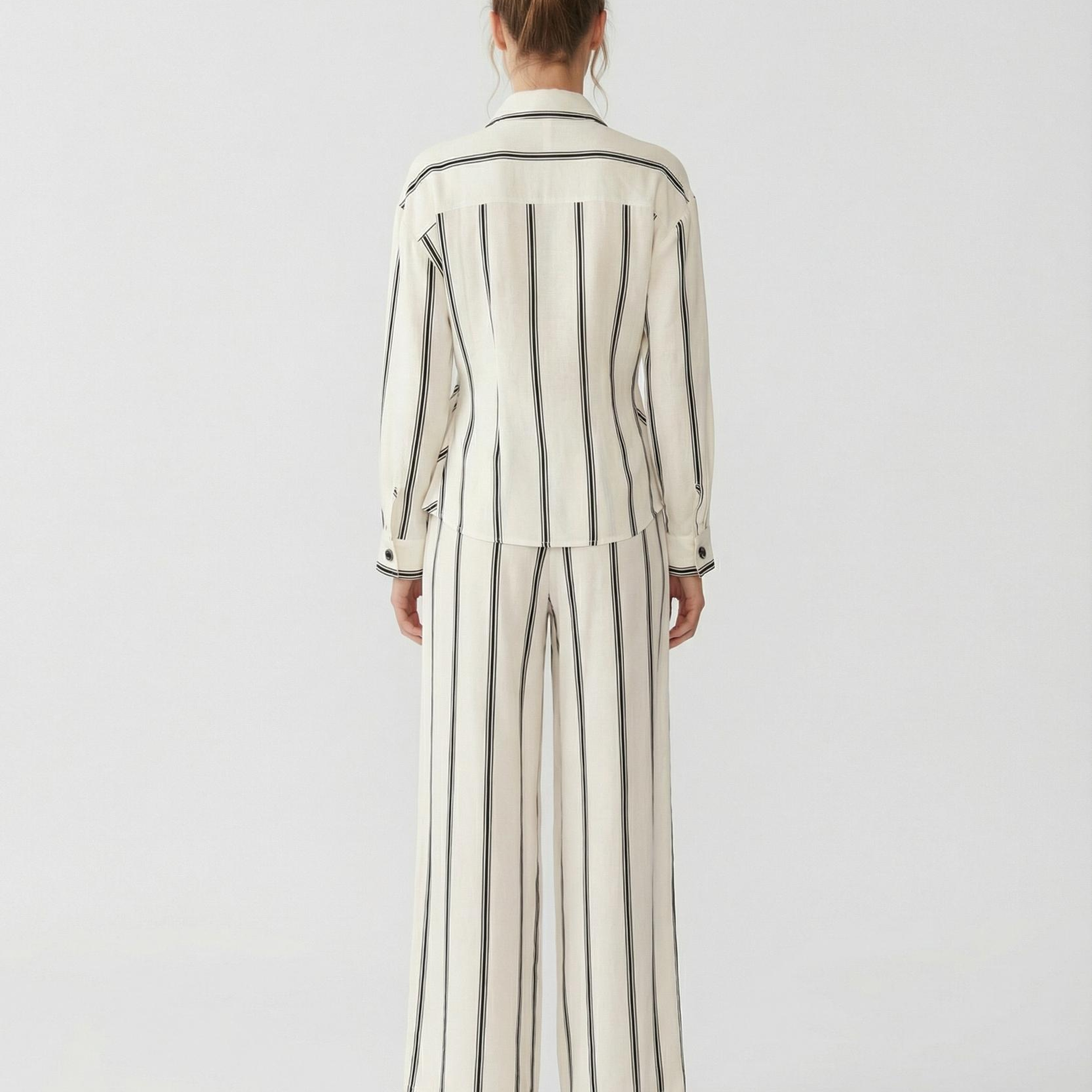 YARGICI Geniş Yüksek Bel Pantolon