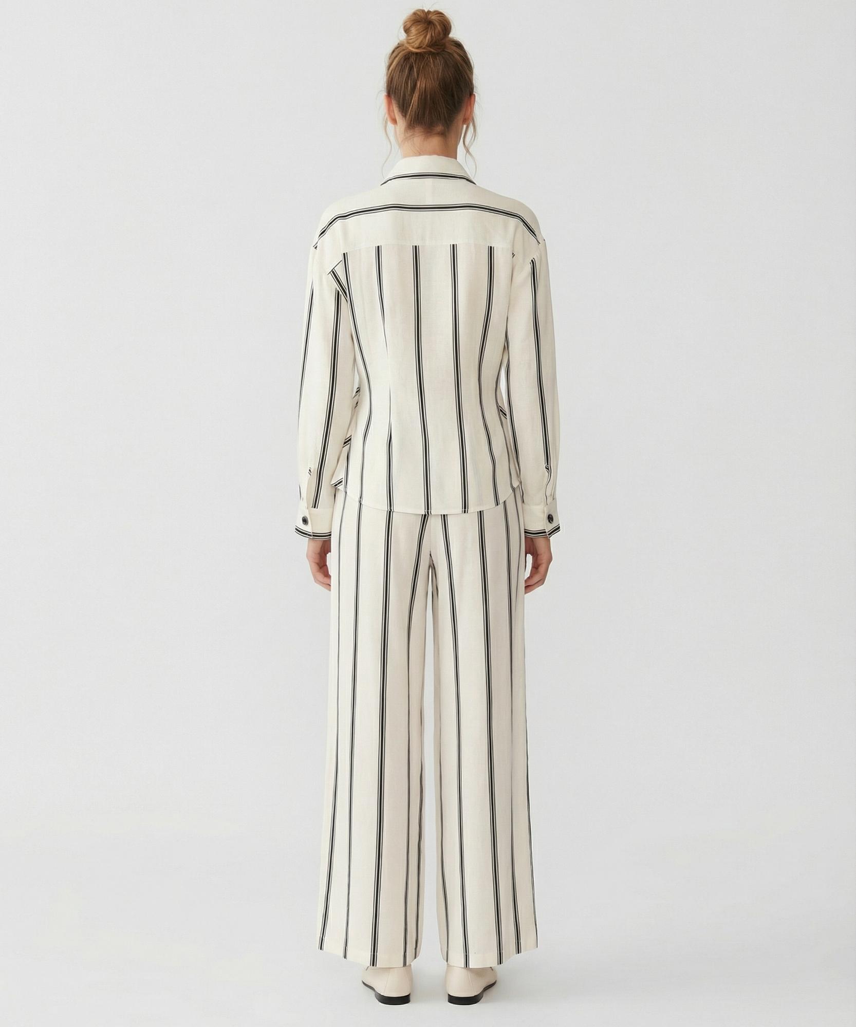 YARGICI Geniş Yüksek Bel Pantolon