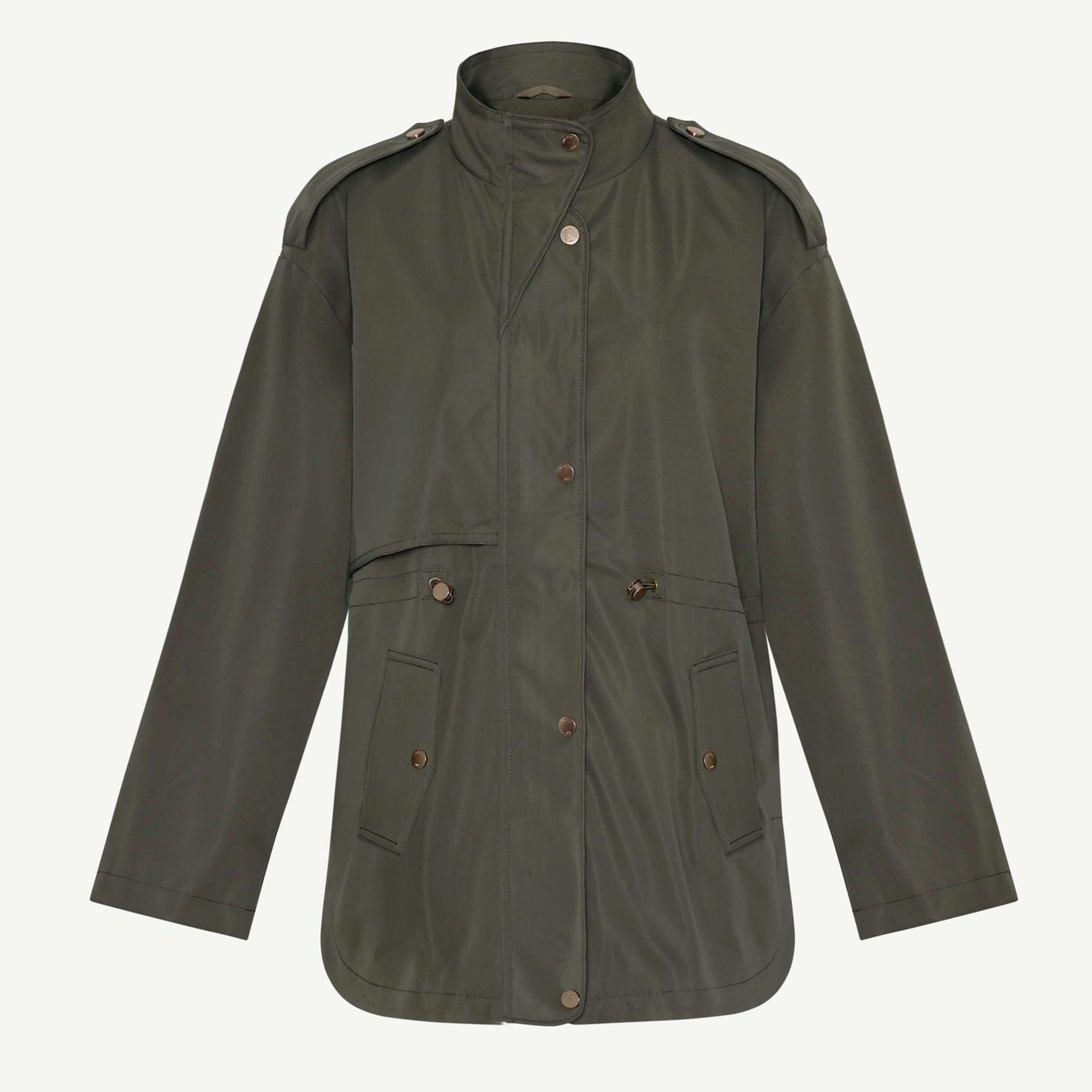 YARGICI Regular Dik Yaka Uzun Kol Pardösü