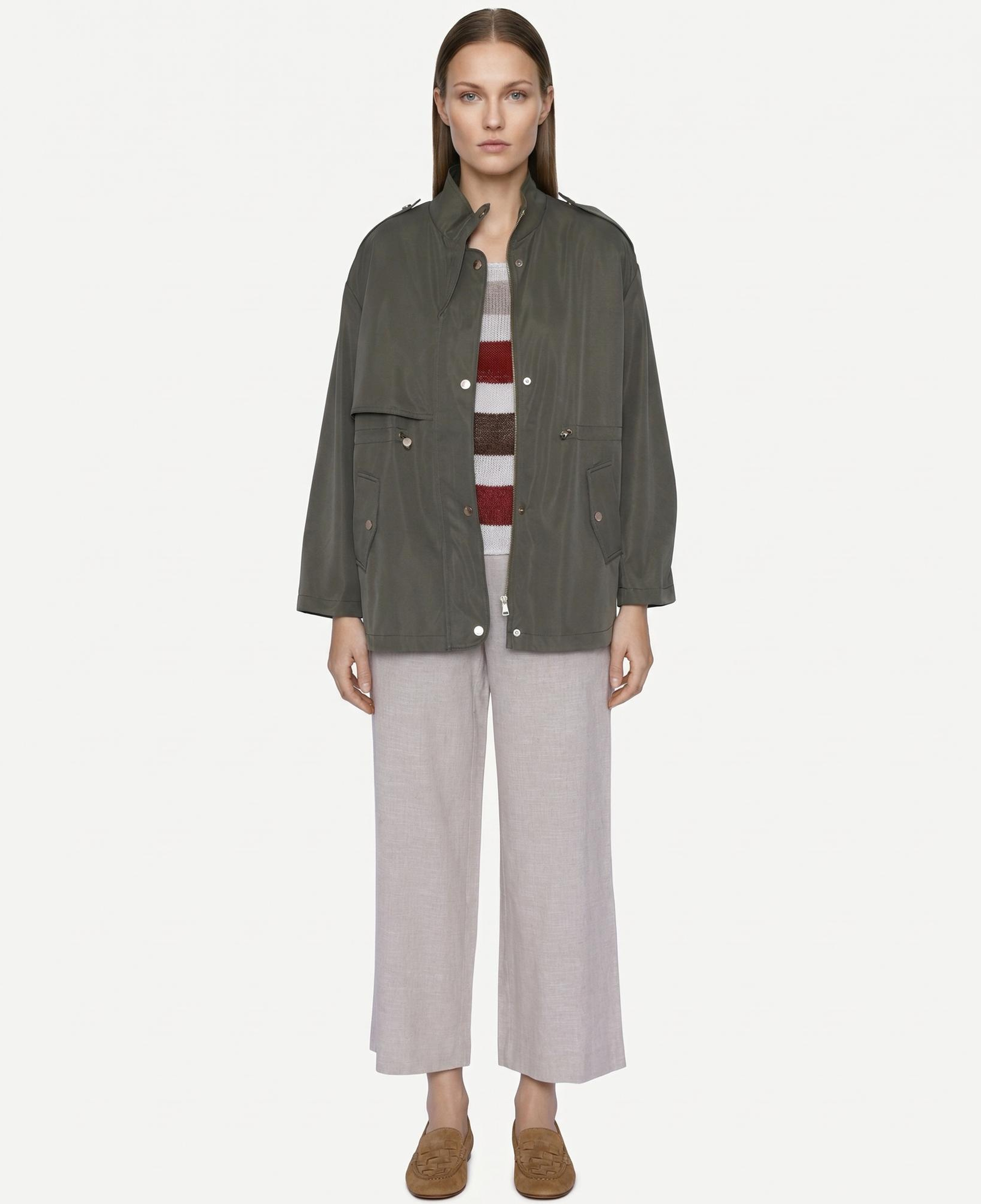 YARGICI Regular Dik Yaka Uzun Kol Pardösü