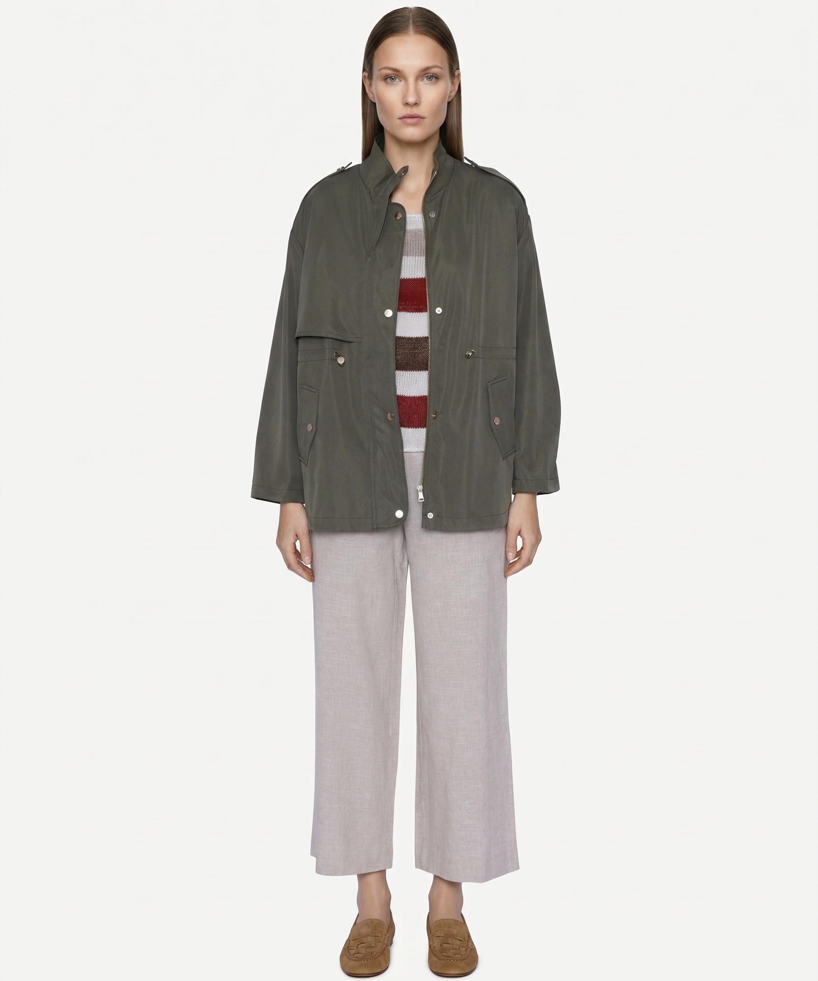 YARGICI Regular Dik Yaka Uzun Kol Pardösü