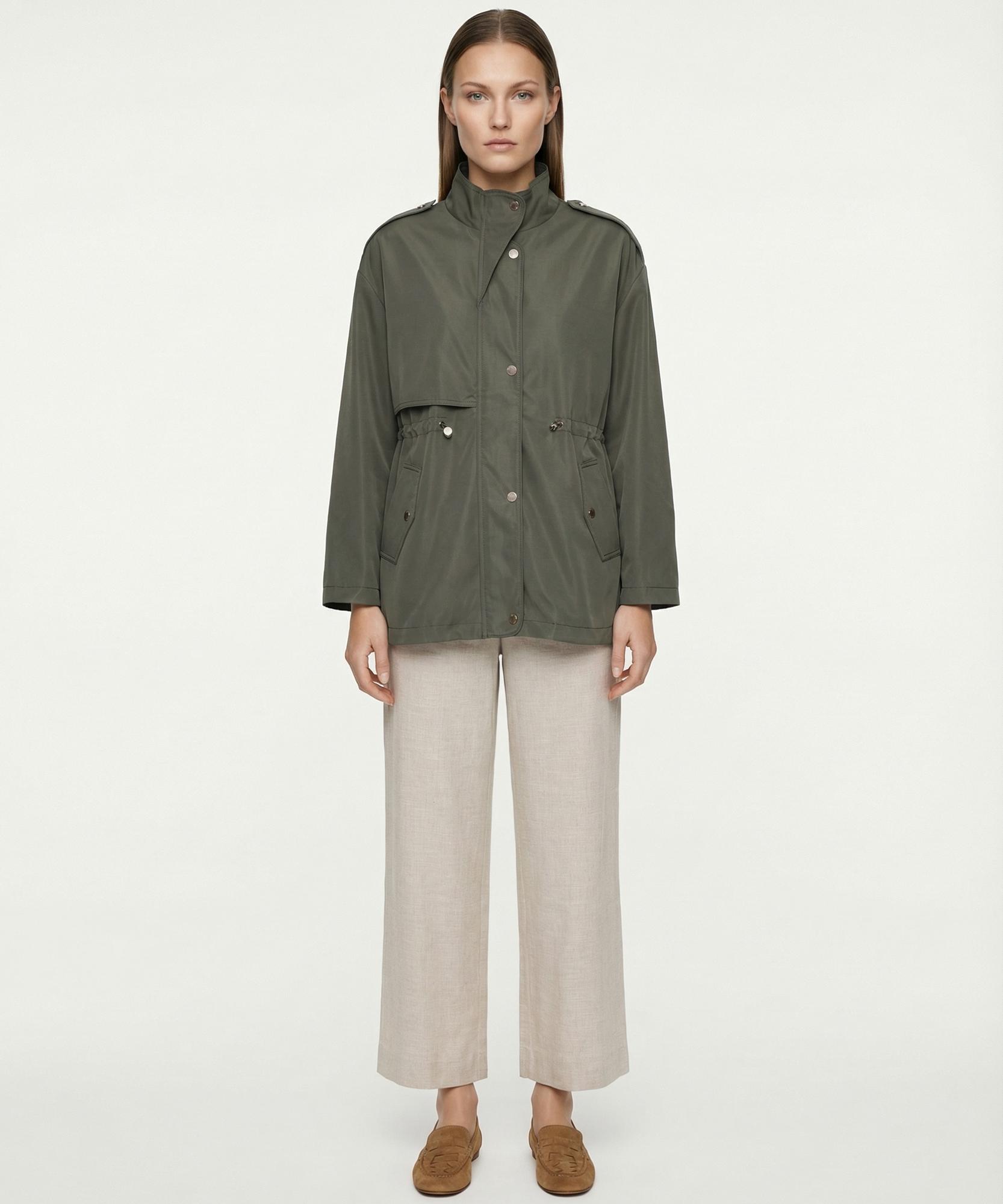 YARGICI Regular Dik Yaka Uzun Kol Pardösü