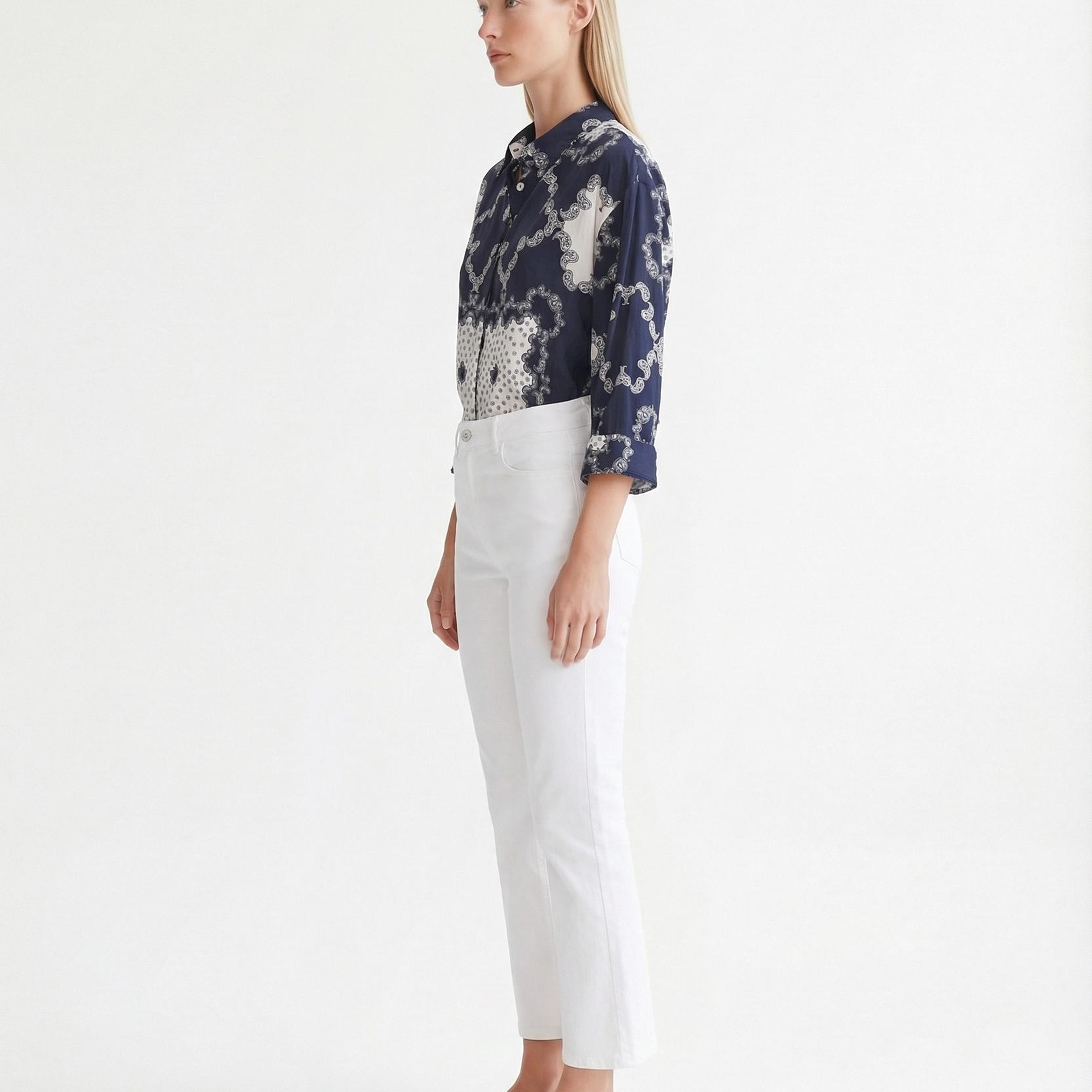 YARGICI Düz Yüksek Bel Pantolon