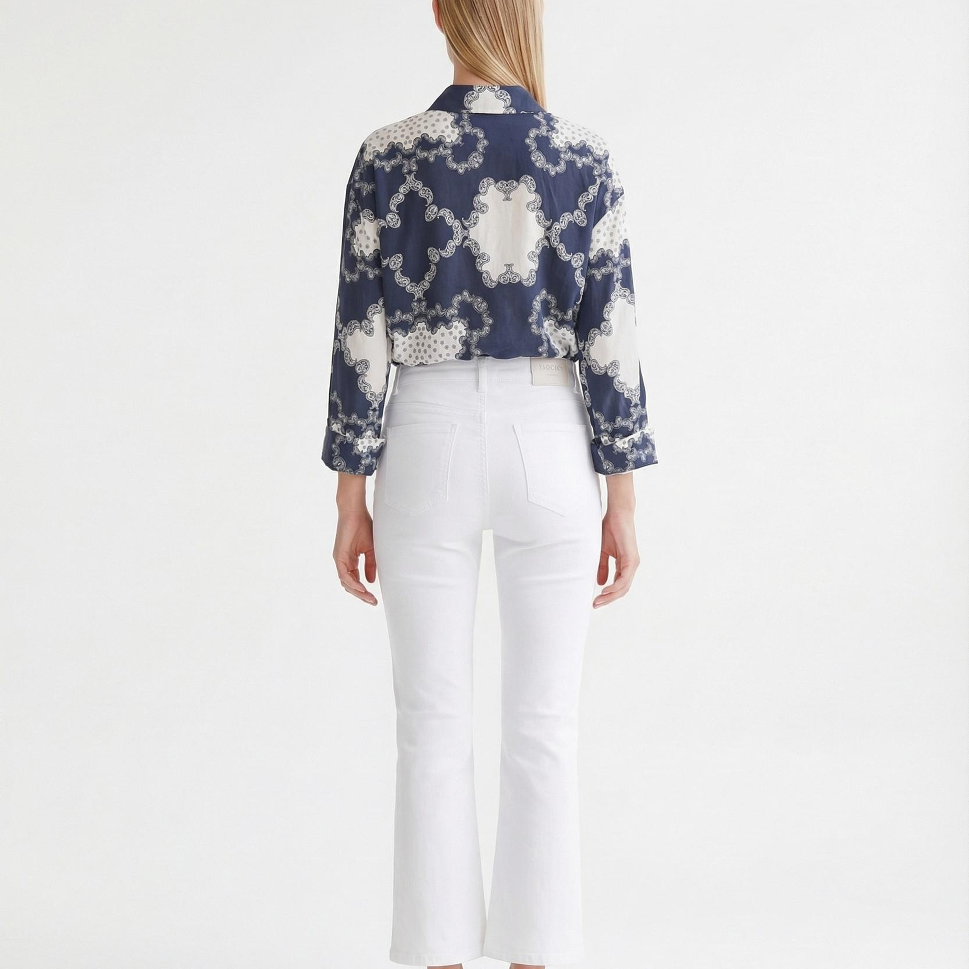 YARGICI Düz Yüksek Bel Pantolon