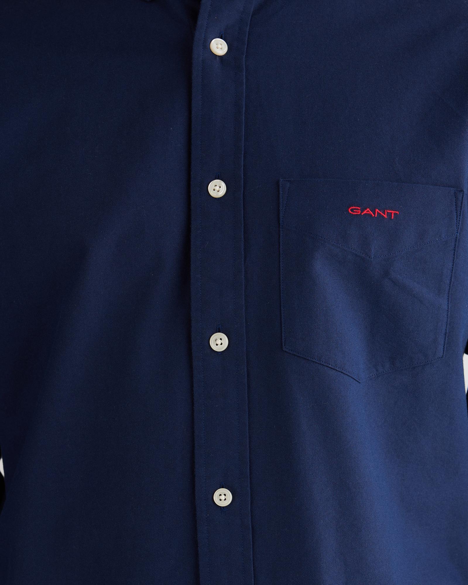 GANT Erkek Lacivert Regular Fit Oxford Gömlek