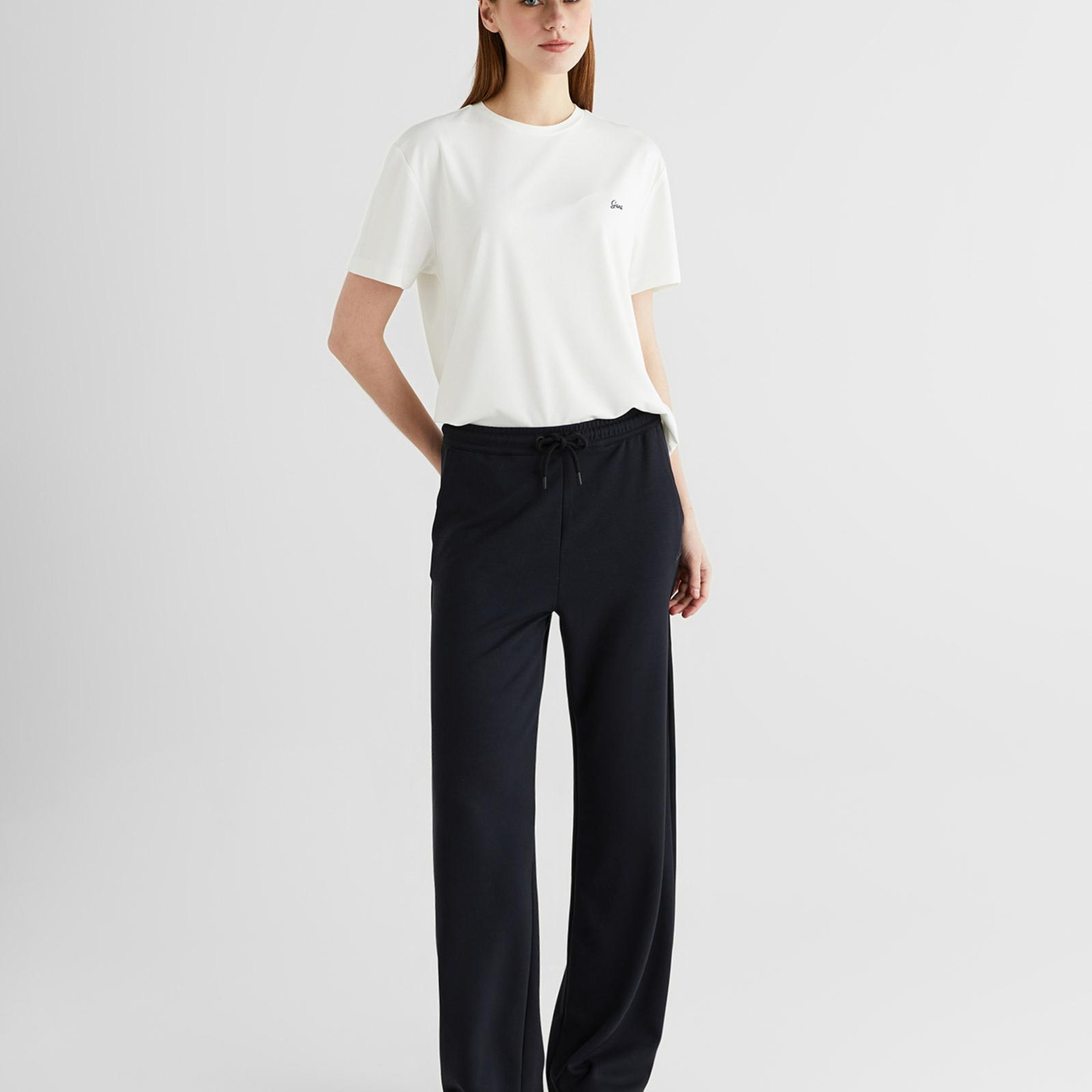 GANT Kadın Siyah Relaxed Fit Eşofman Altı