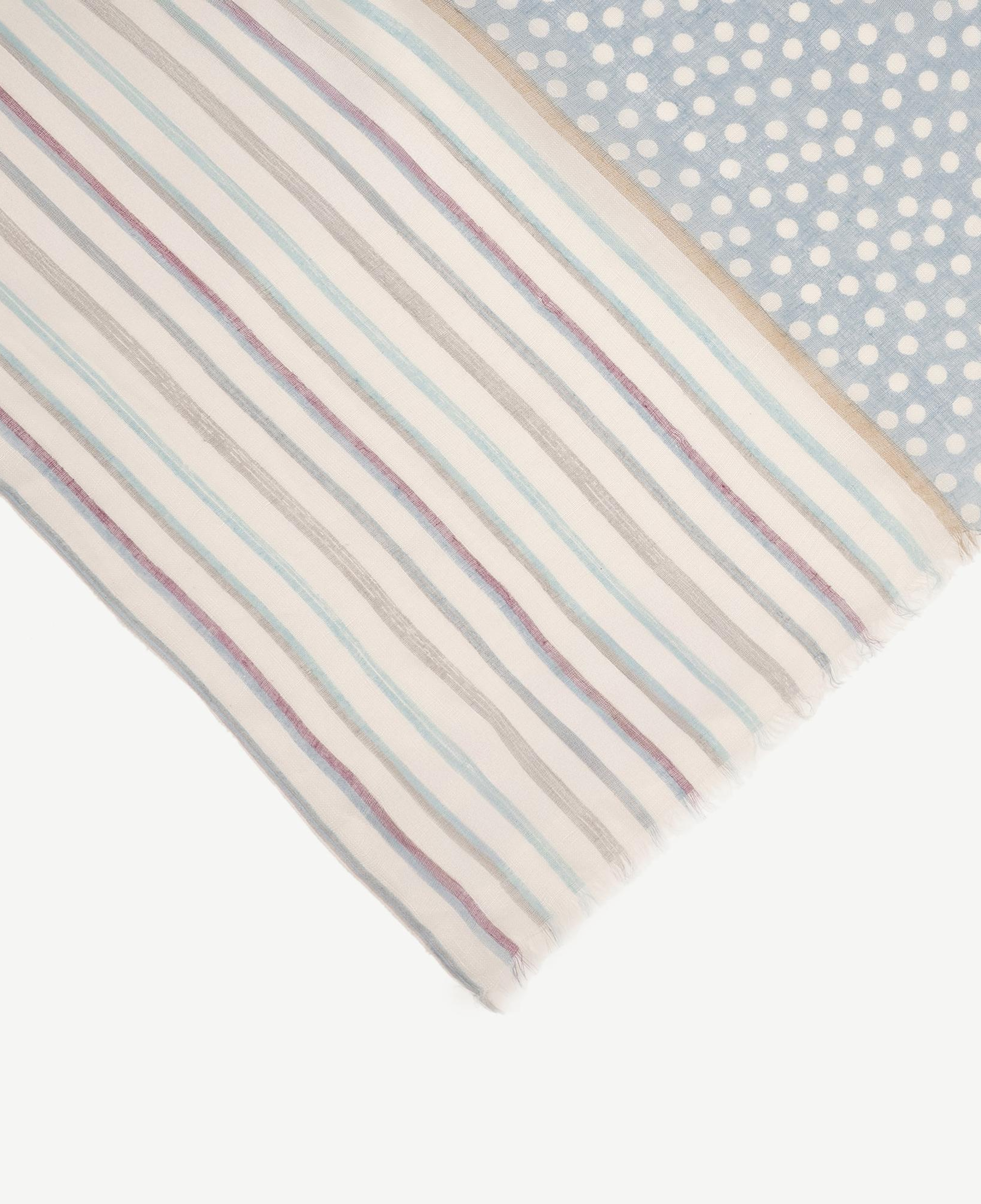 YARGICI Çizgili Ve Puantiyeli Şal