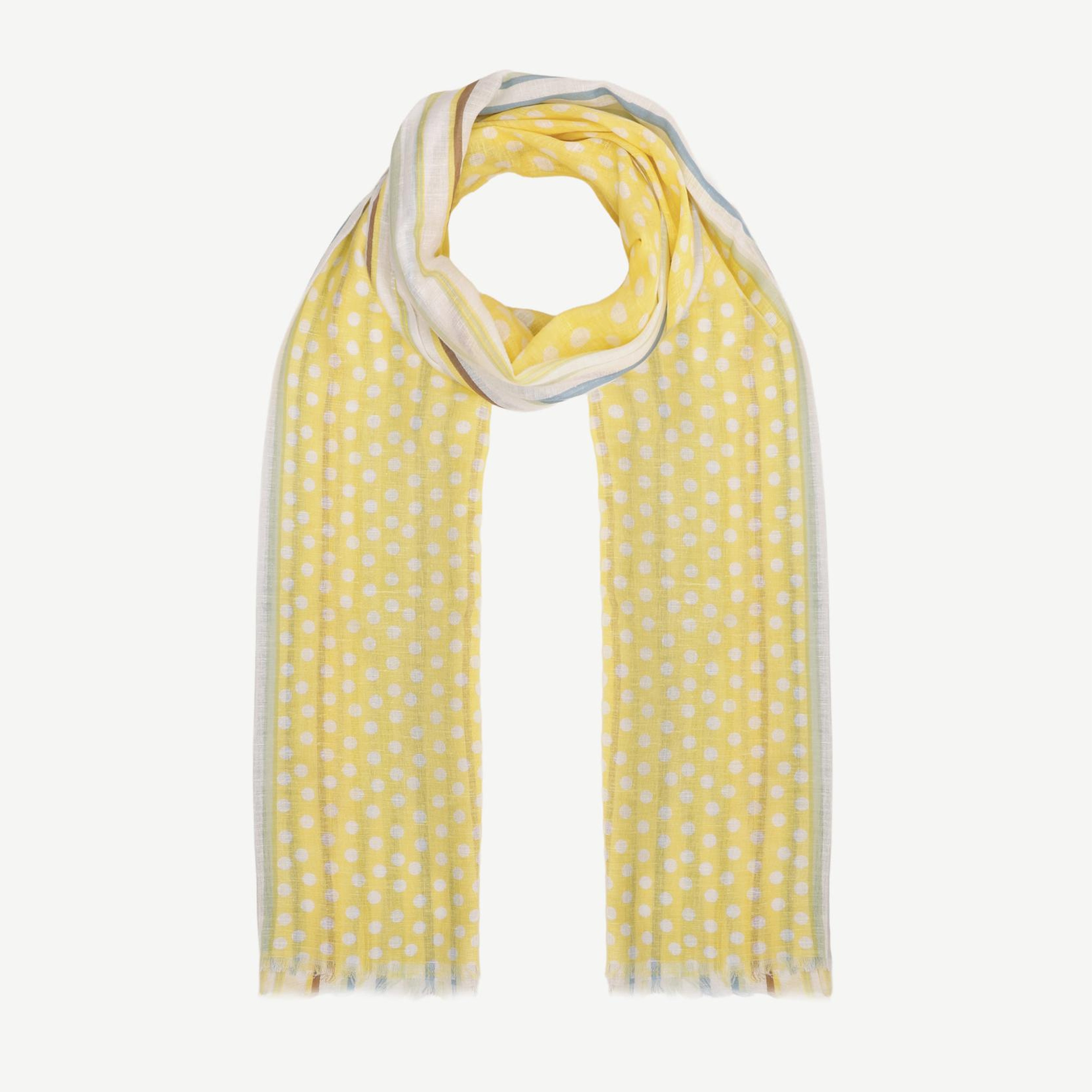 YARGICI Çizgili Ve Puantiyeli Şal