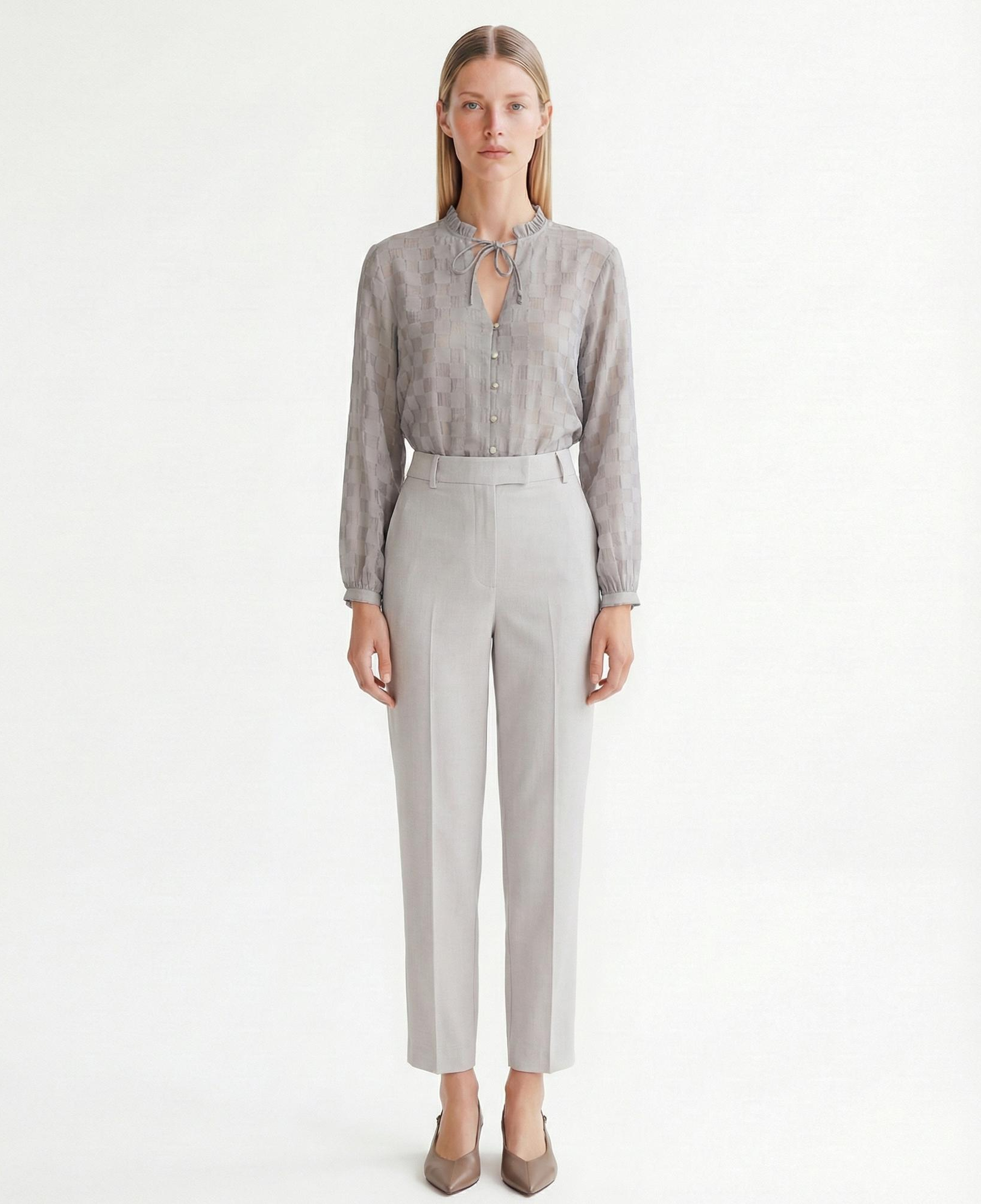 YARGICI Düz Normal Bel Pantolon