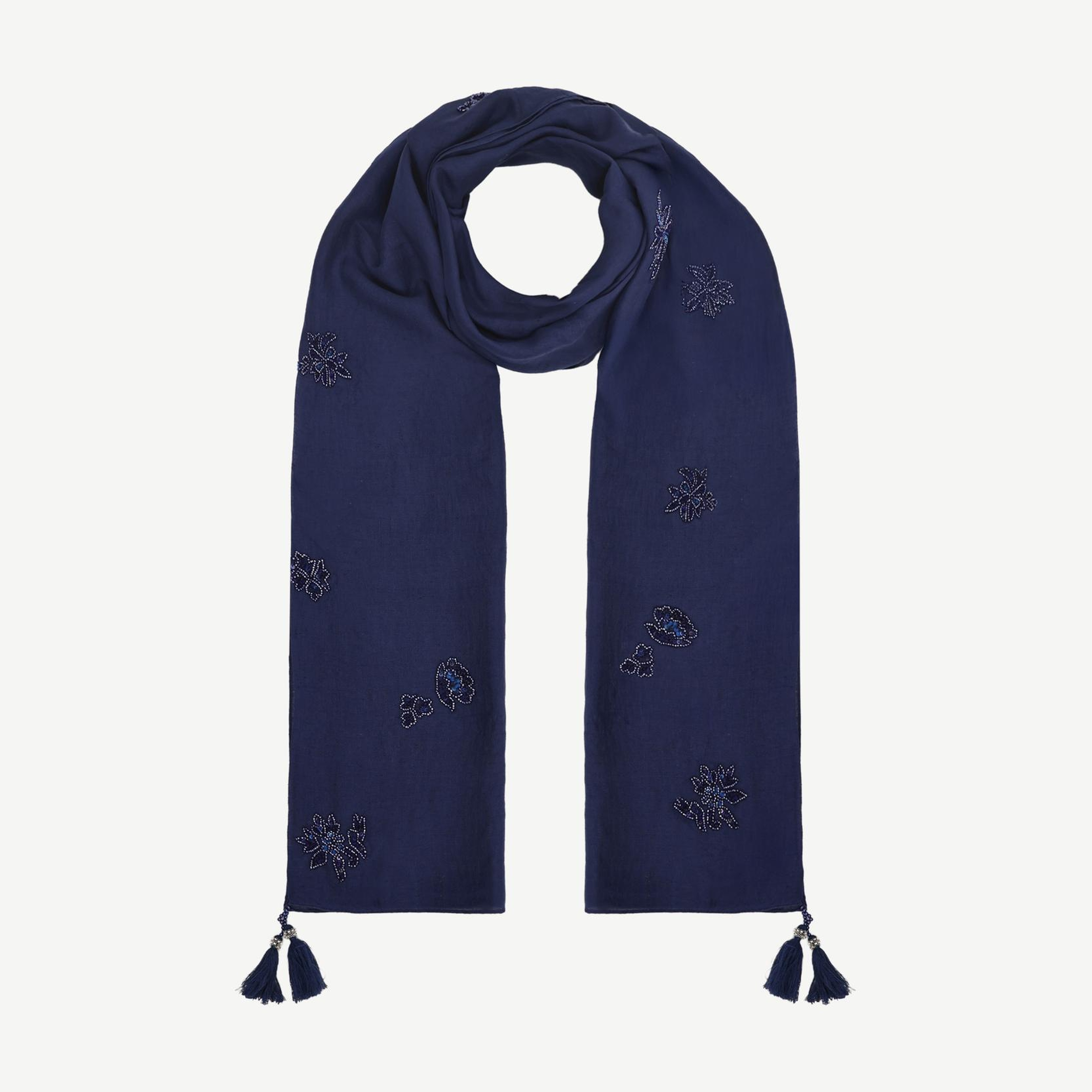 YARGICI Nakış İşlemeli Şal