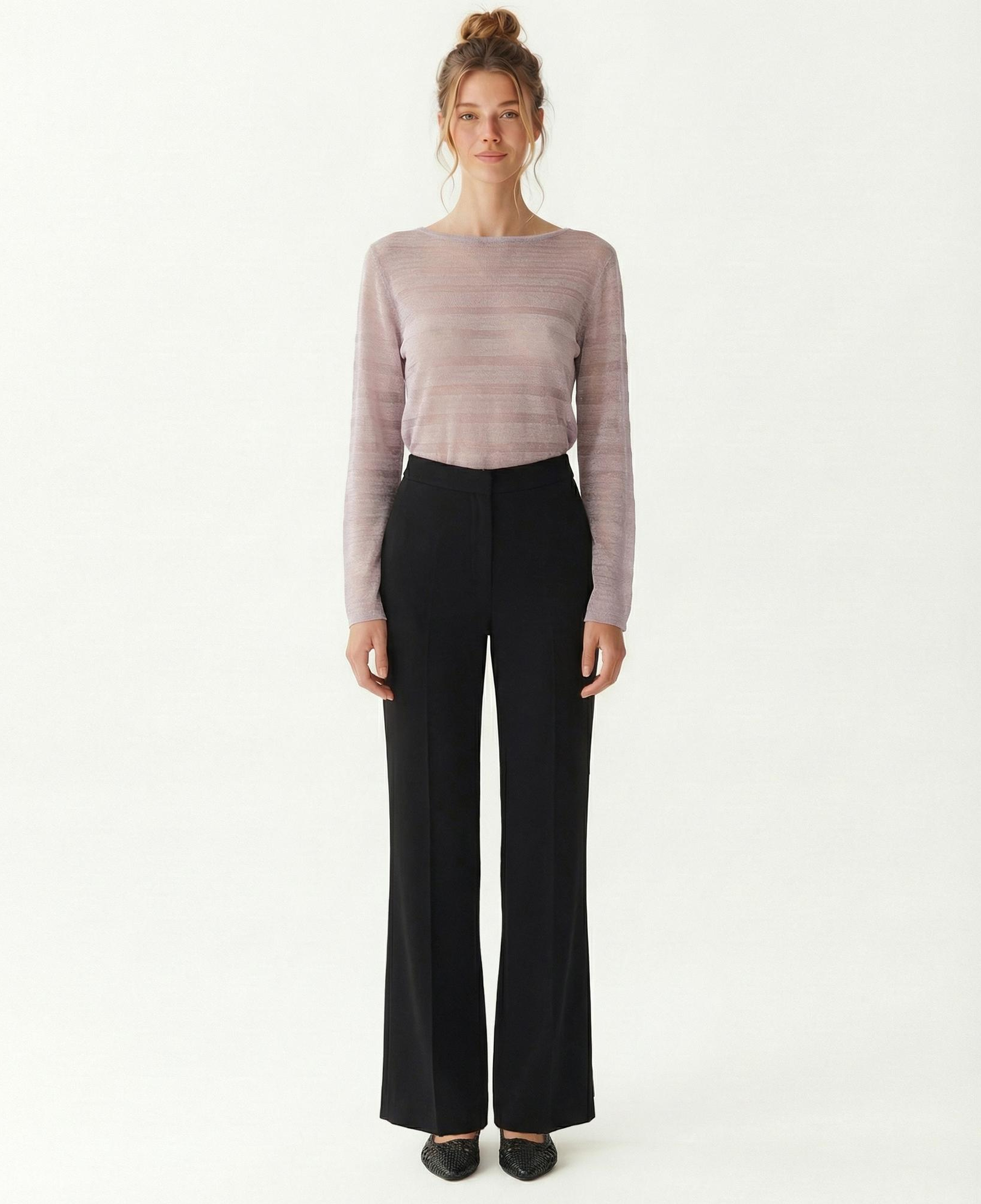 YARGICI Düz Yüksek Bel Pantolon