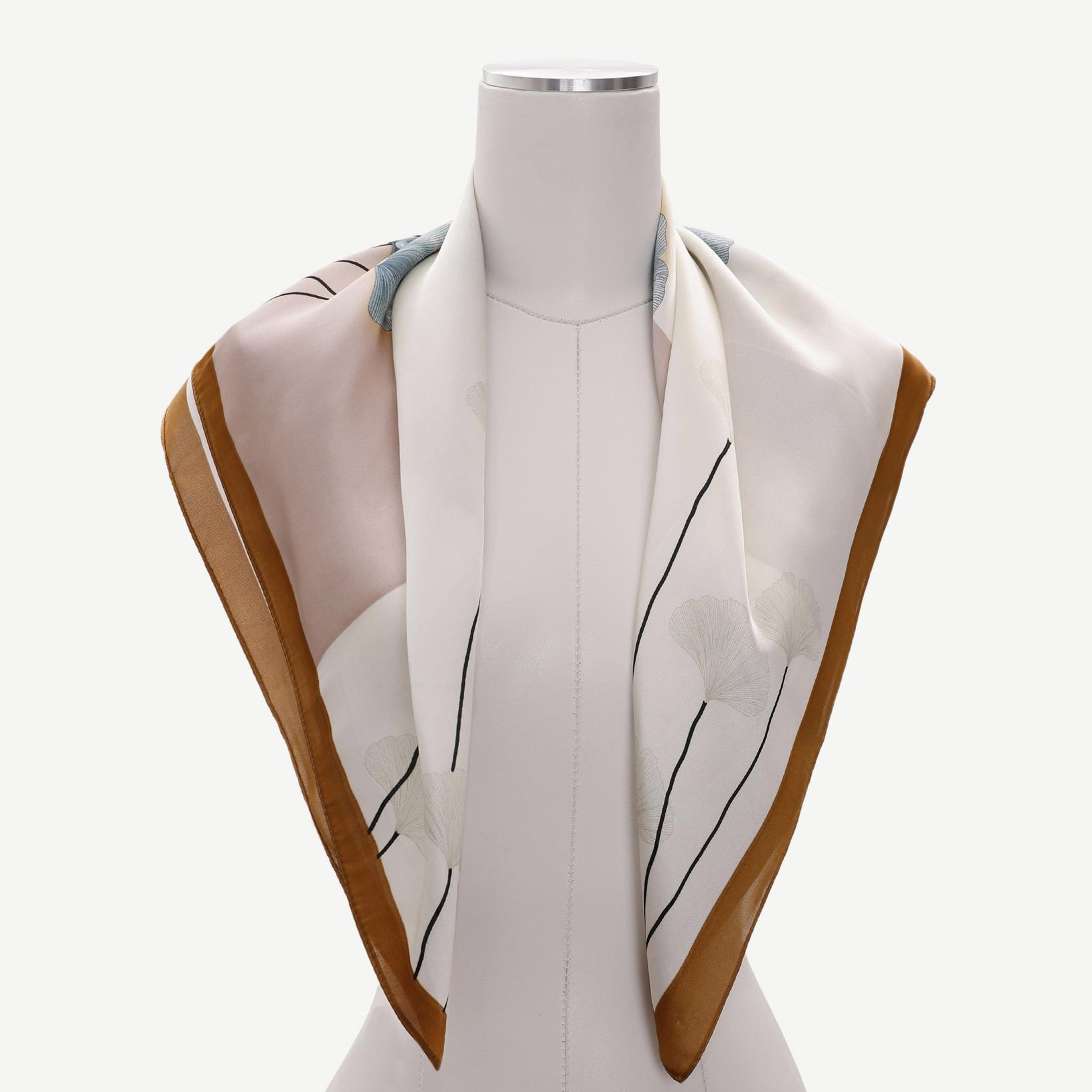 YARGICI Çiçek Desenli Fular