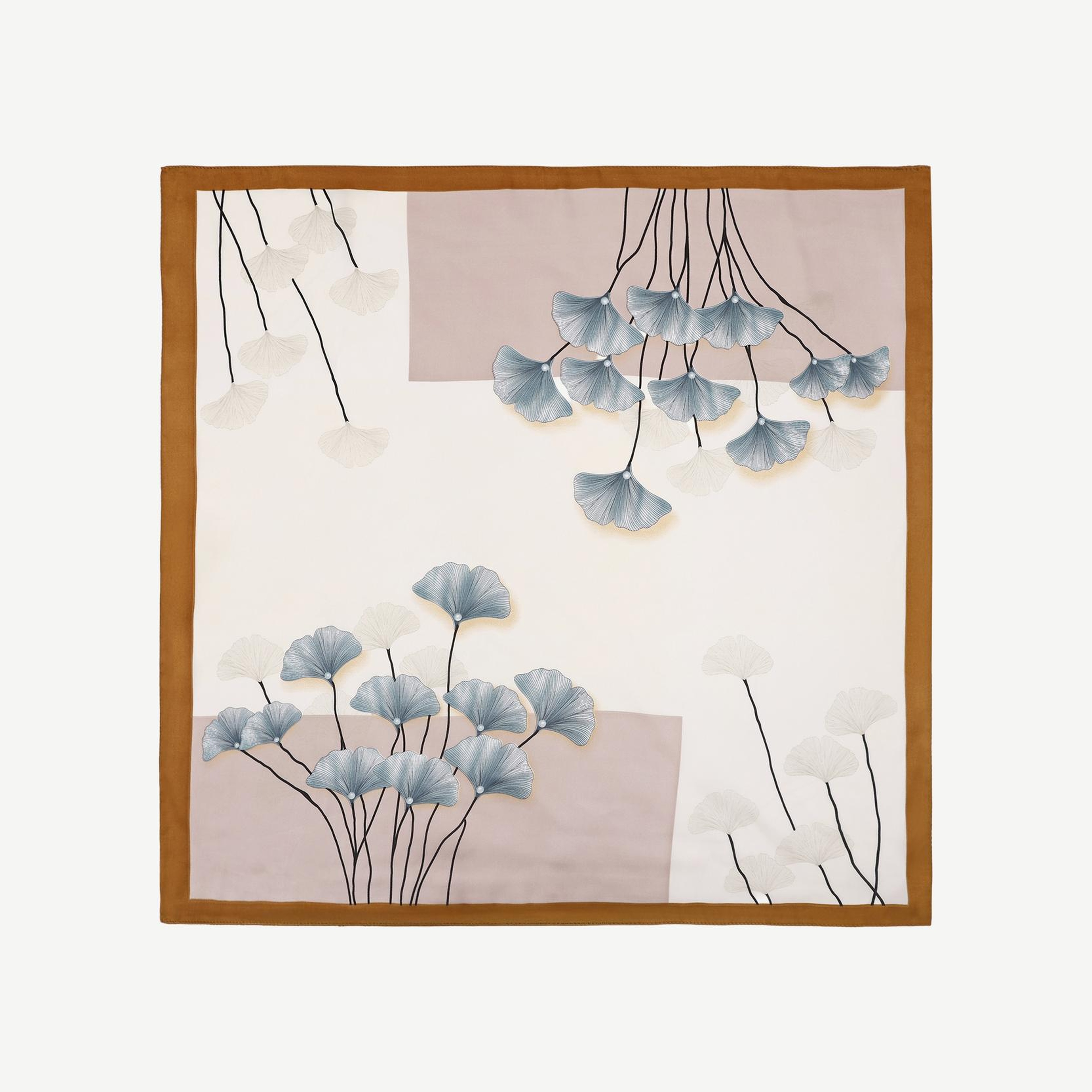 YARGICI Çiçek Desenli Fular