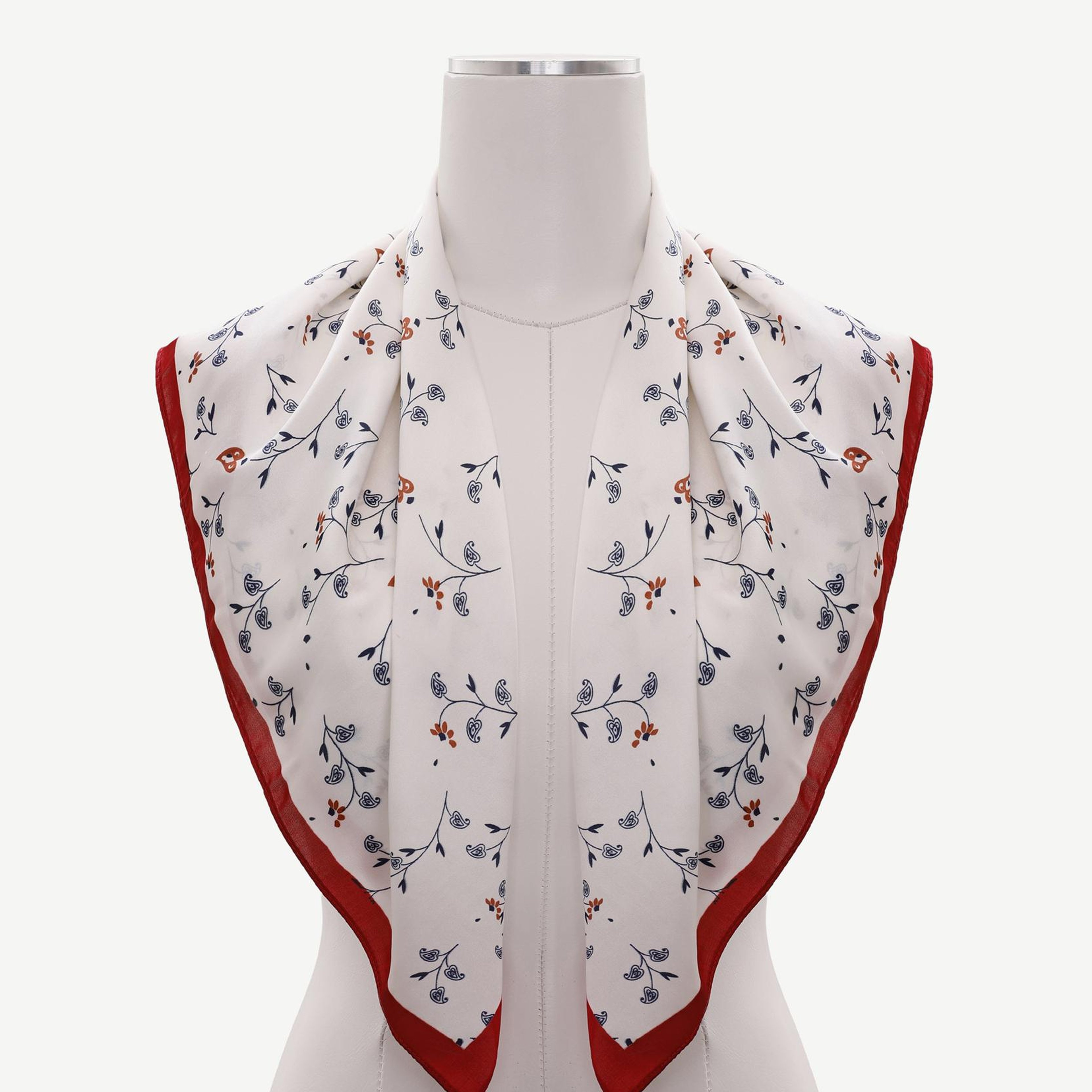 YARGICI Çiçek Desenli Fular