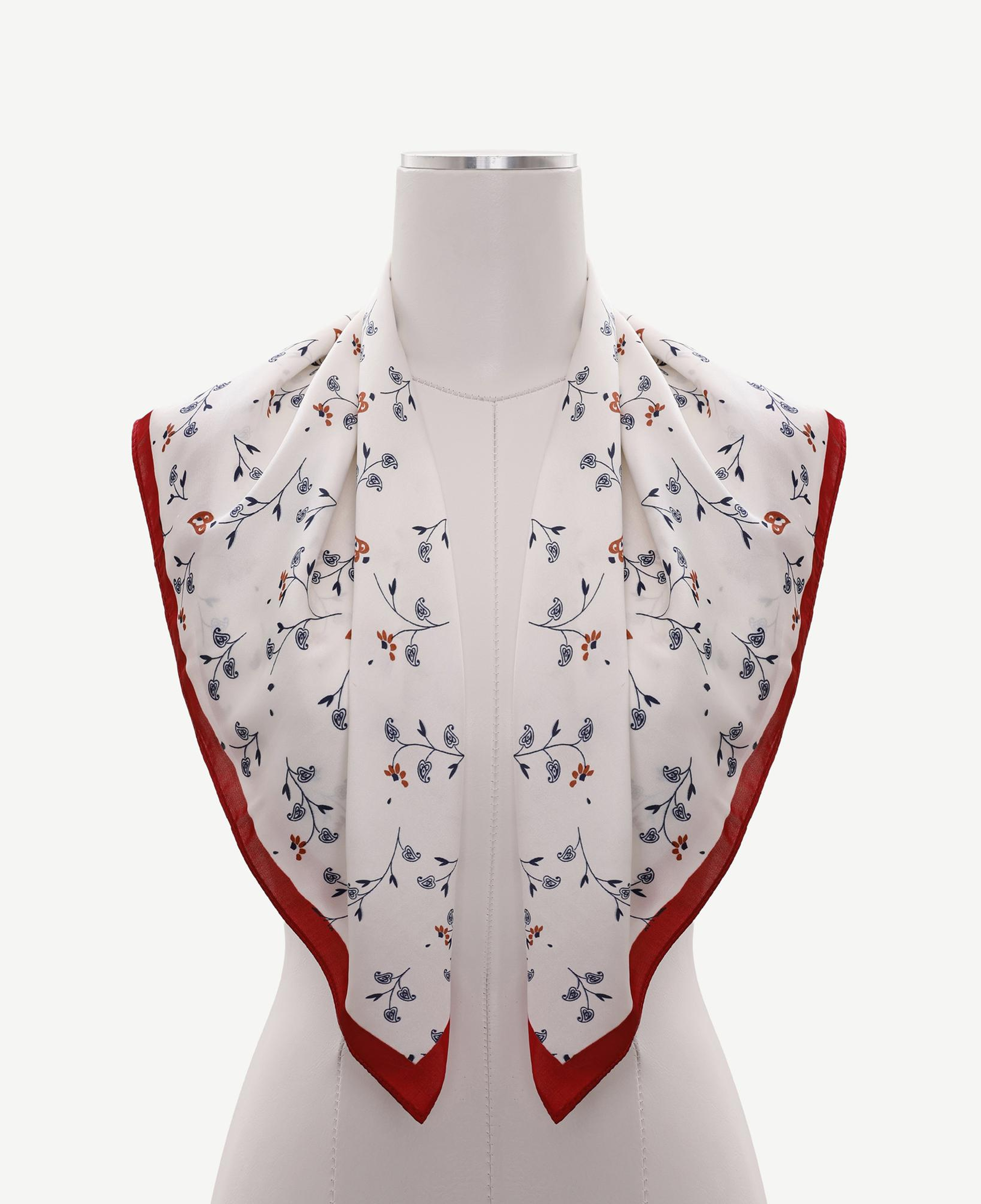 YARGICI Çiçek Desenli Fular