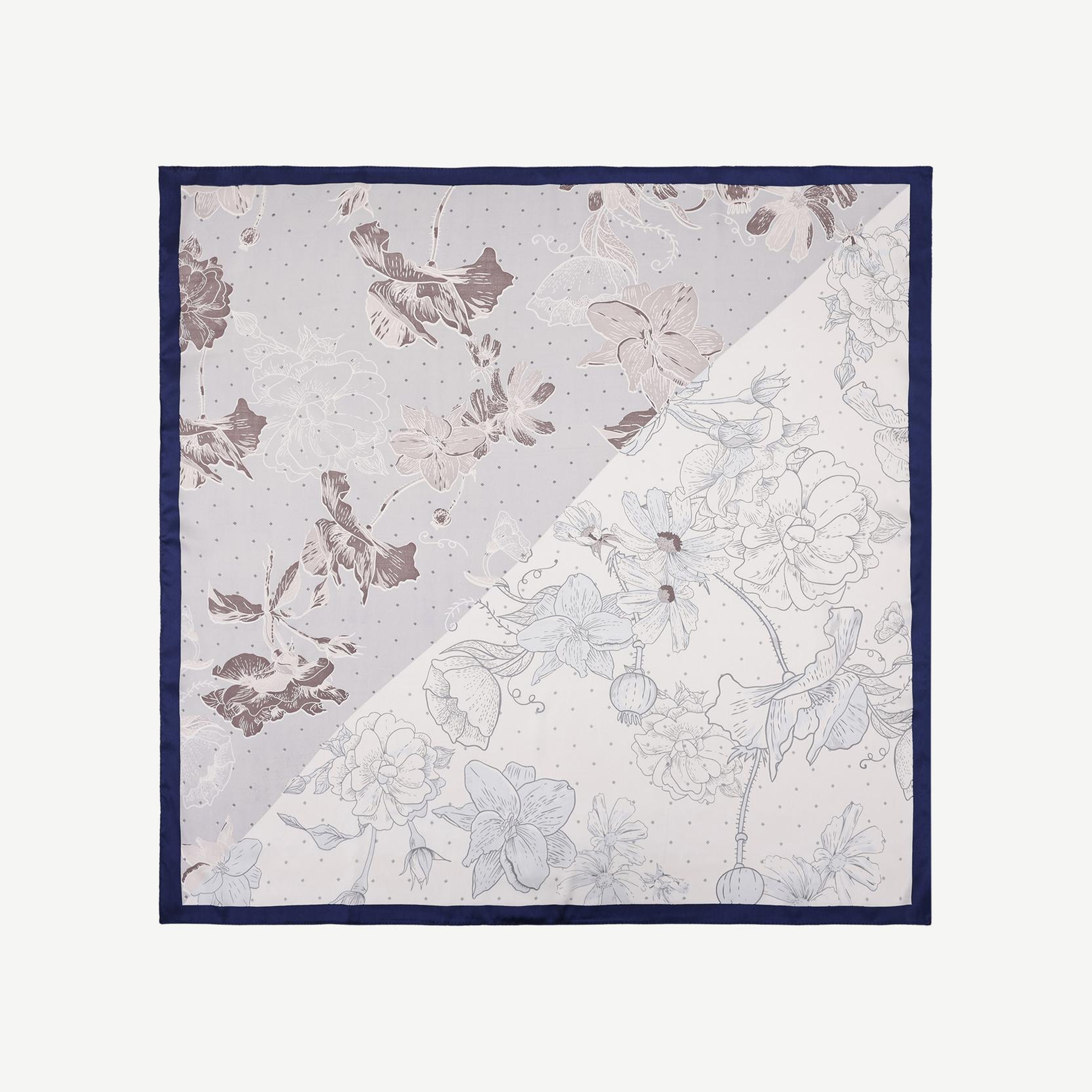 YARGICI Çiçek Desenli Fular