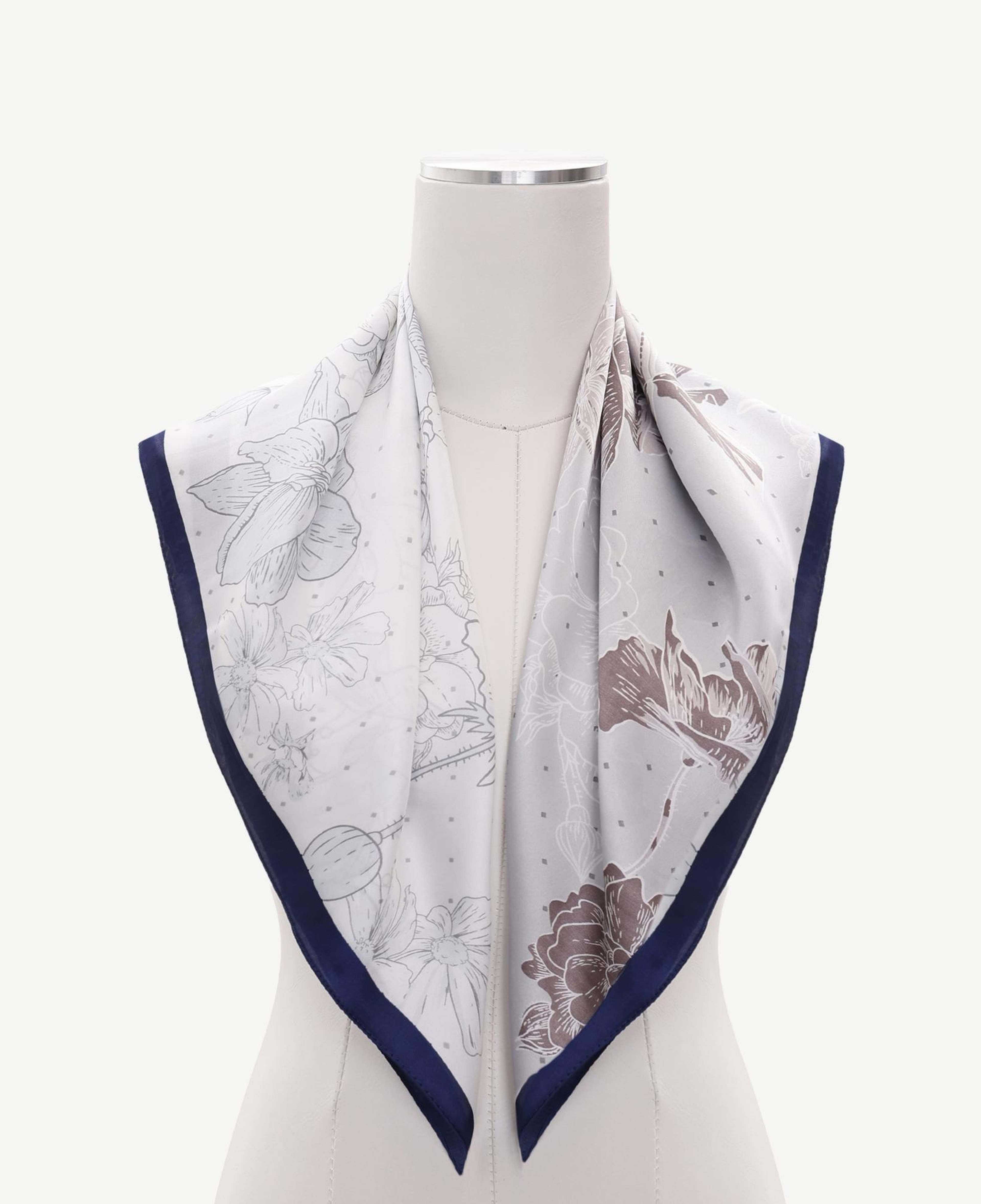 YARGICI Çiçek Desenli Fular