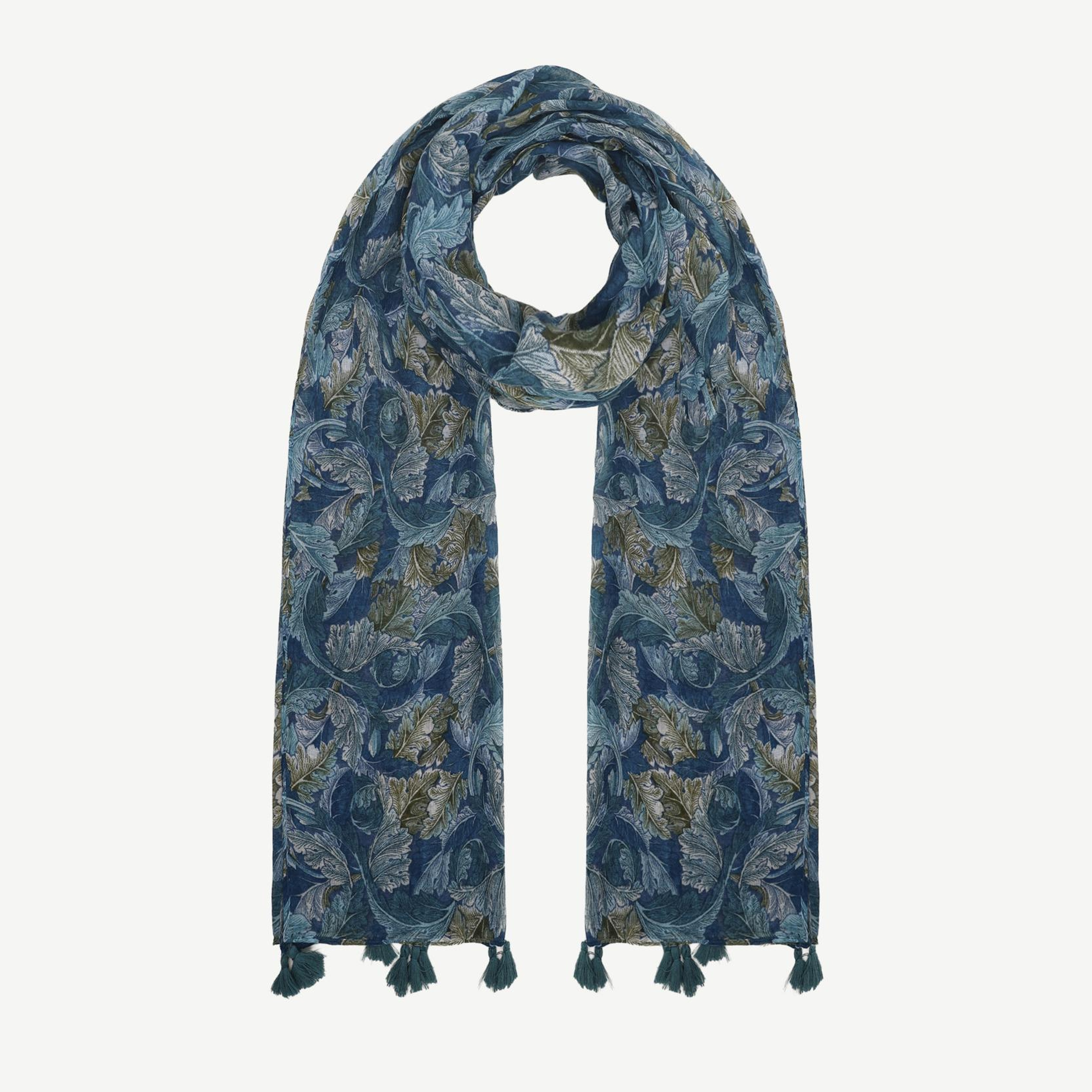 YARGICI Püskül Detaylı Desenli Şal