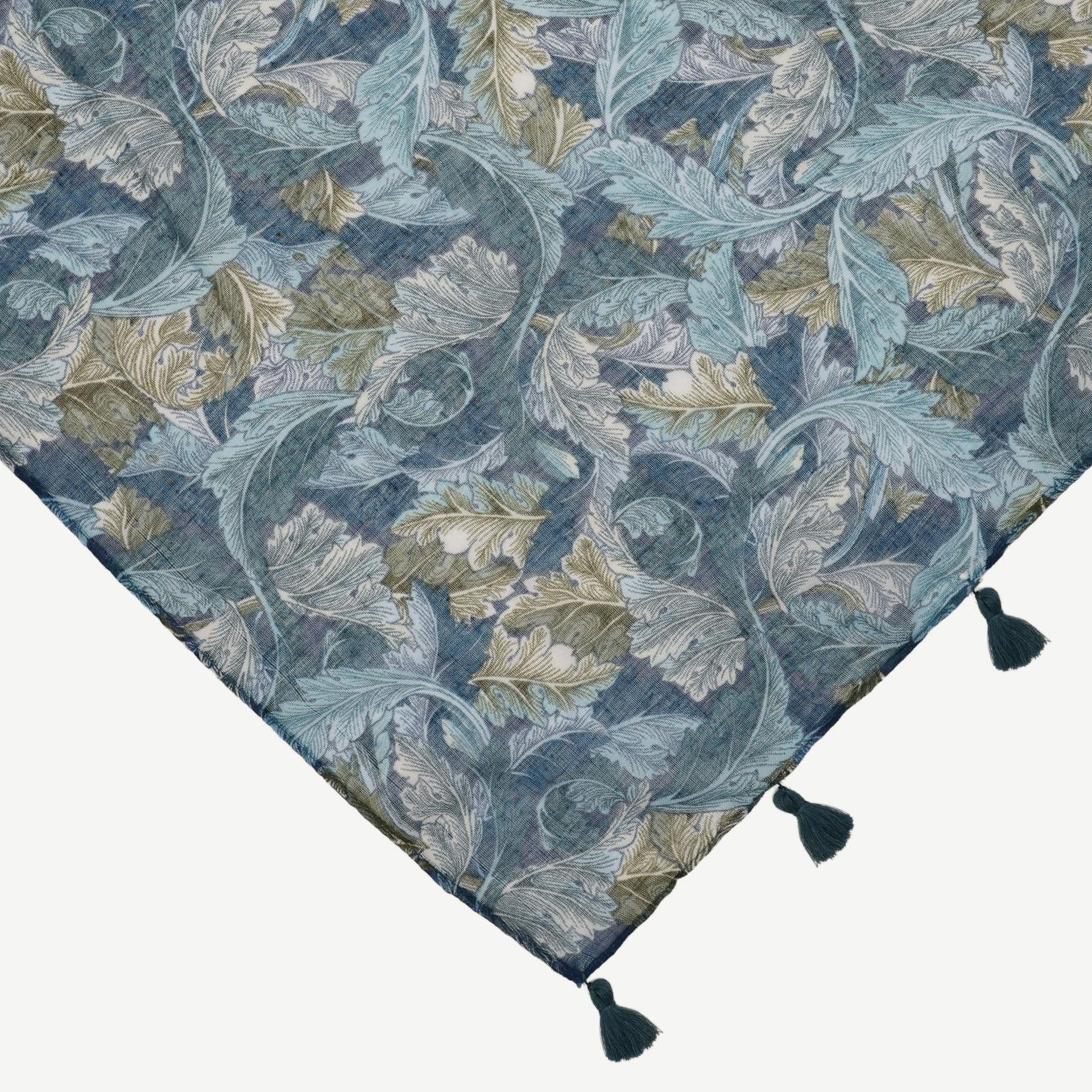 YARGICI Püskül Detaylı Desenli Şal