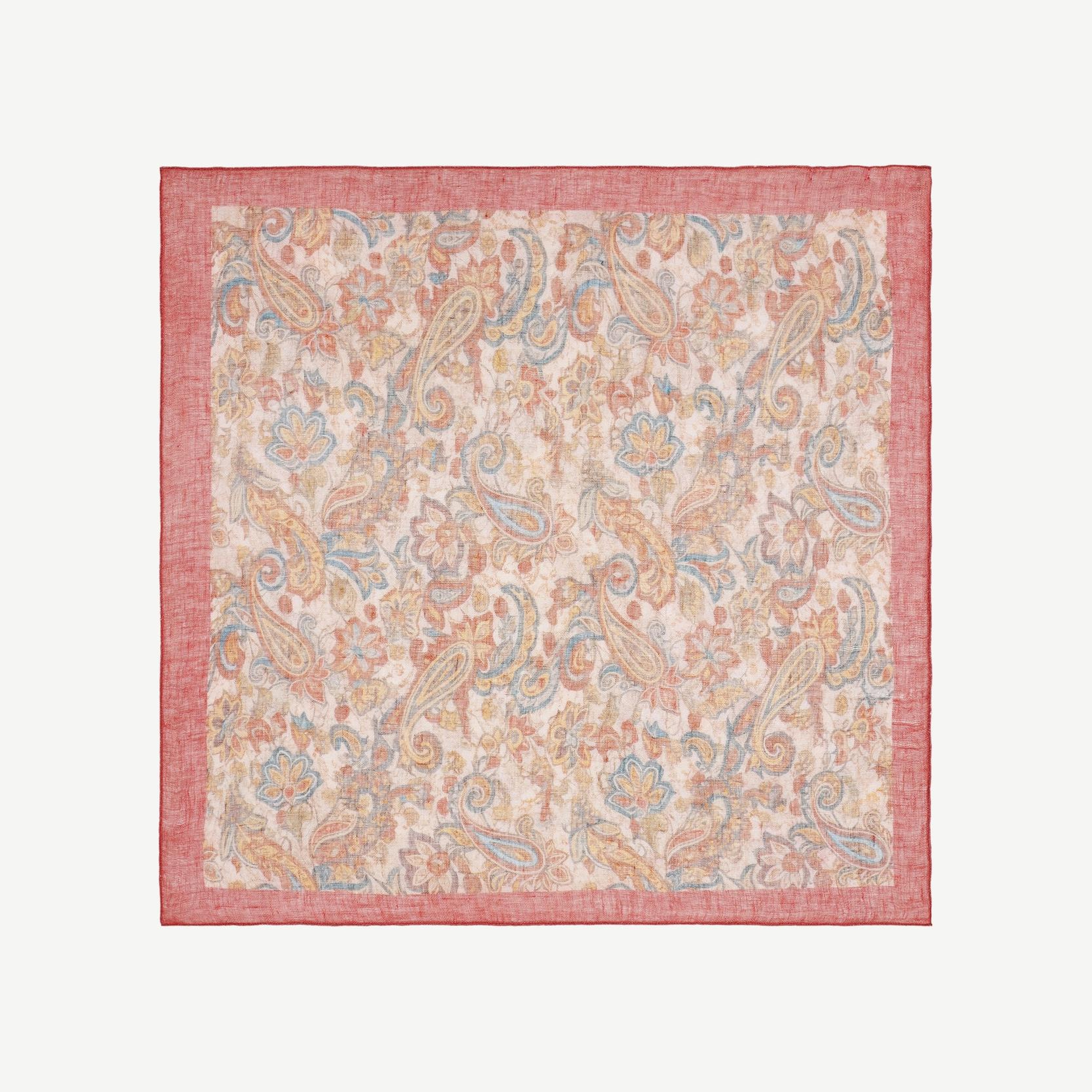 YARGICI Çiçek Desenli Fular