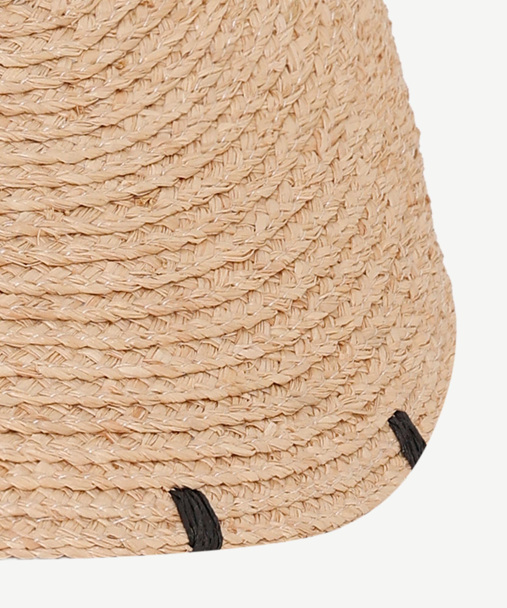 YARGICI İşleme Detaylı Hasır Vizör Şapka