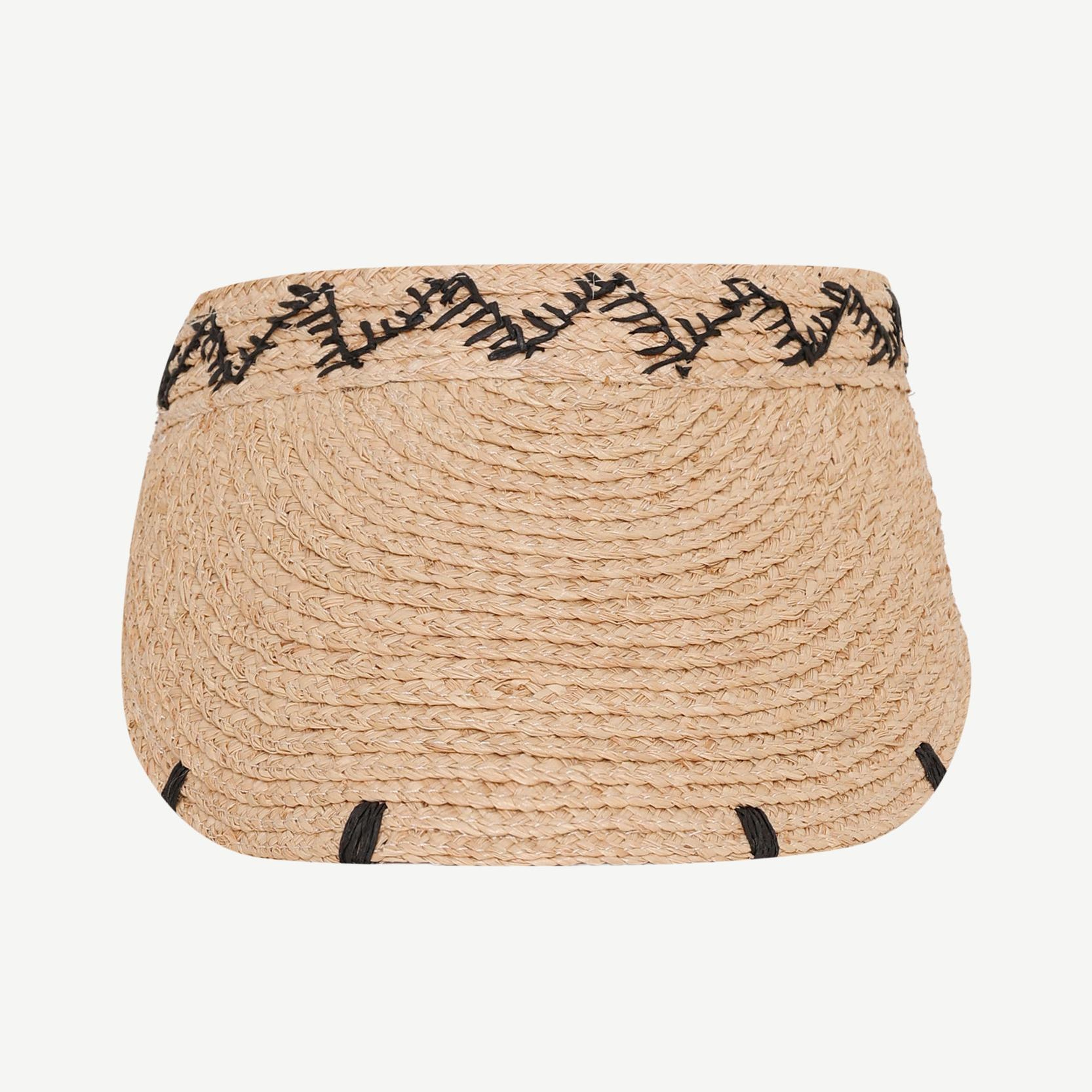 YARGICI İşleme Detaylı Hasır Vizör Şapka