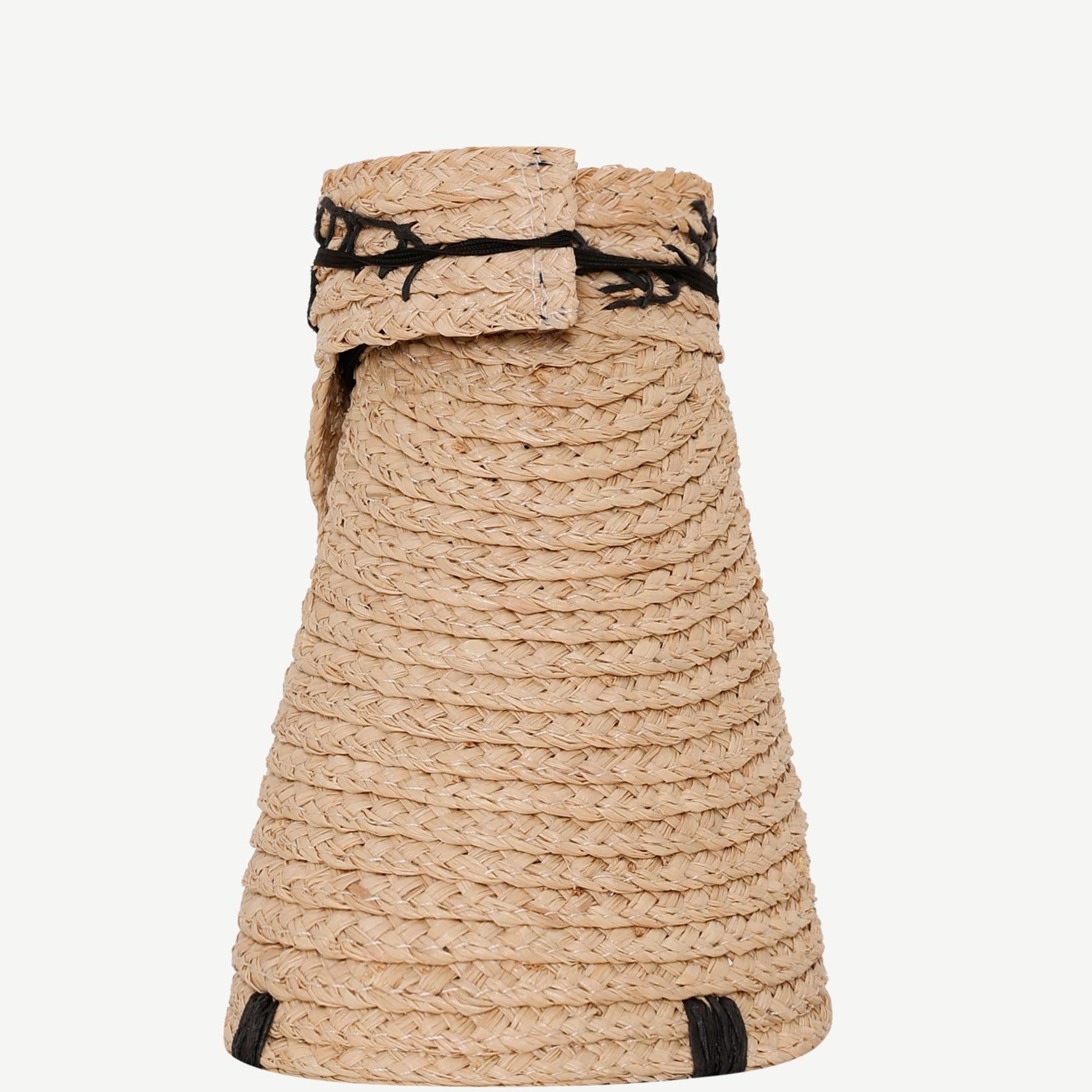 YARGICI İşleme Detaylı Hasır Vizör Şapka