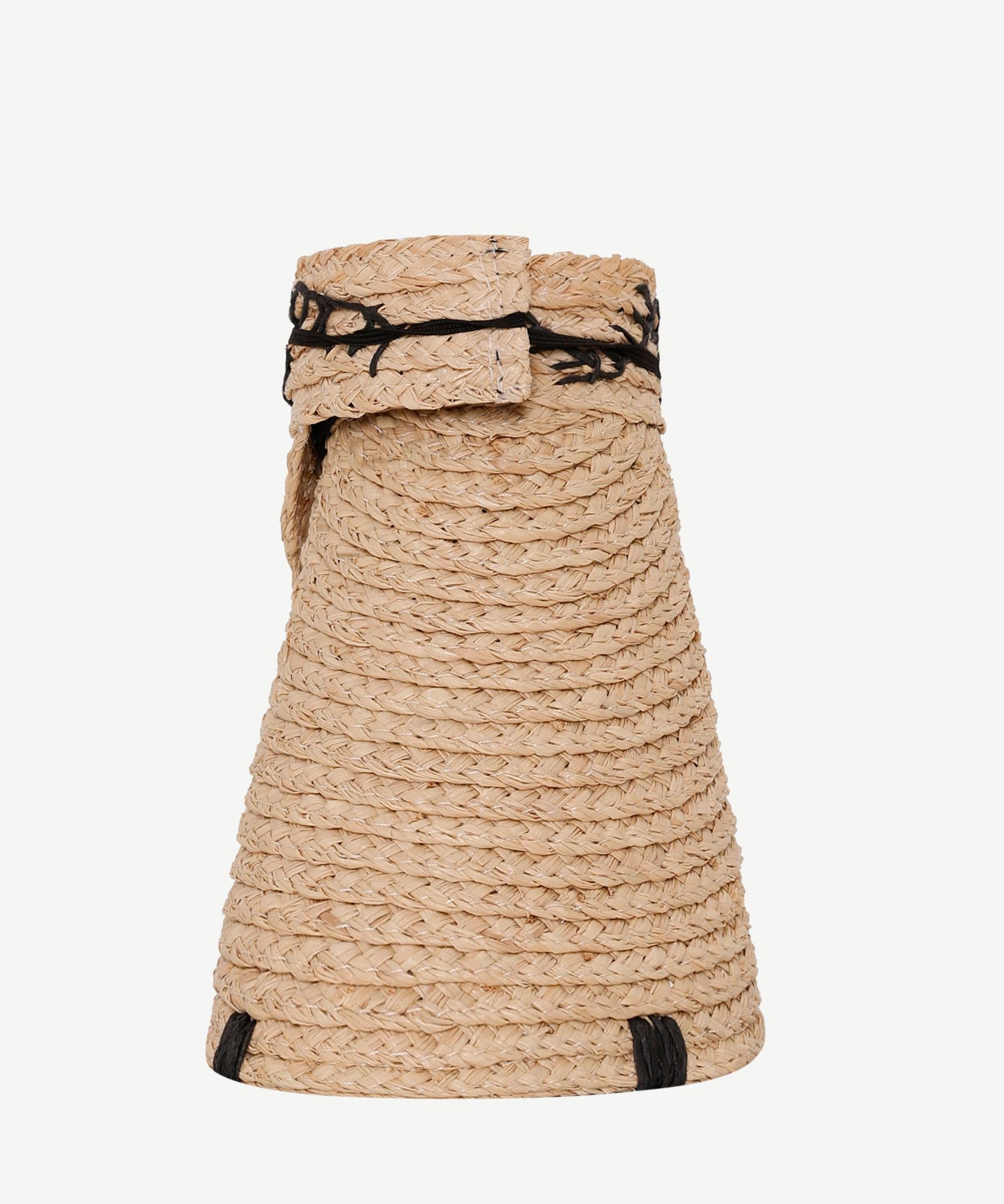 YARGICI İşleme Detaylı Hasır Vizör Şapka