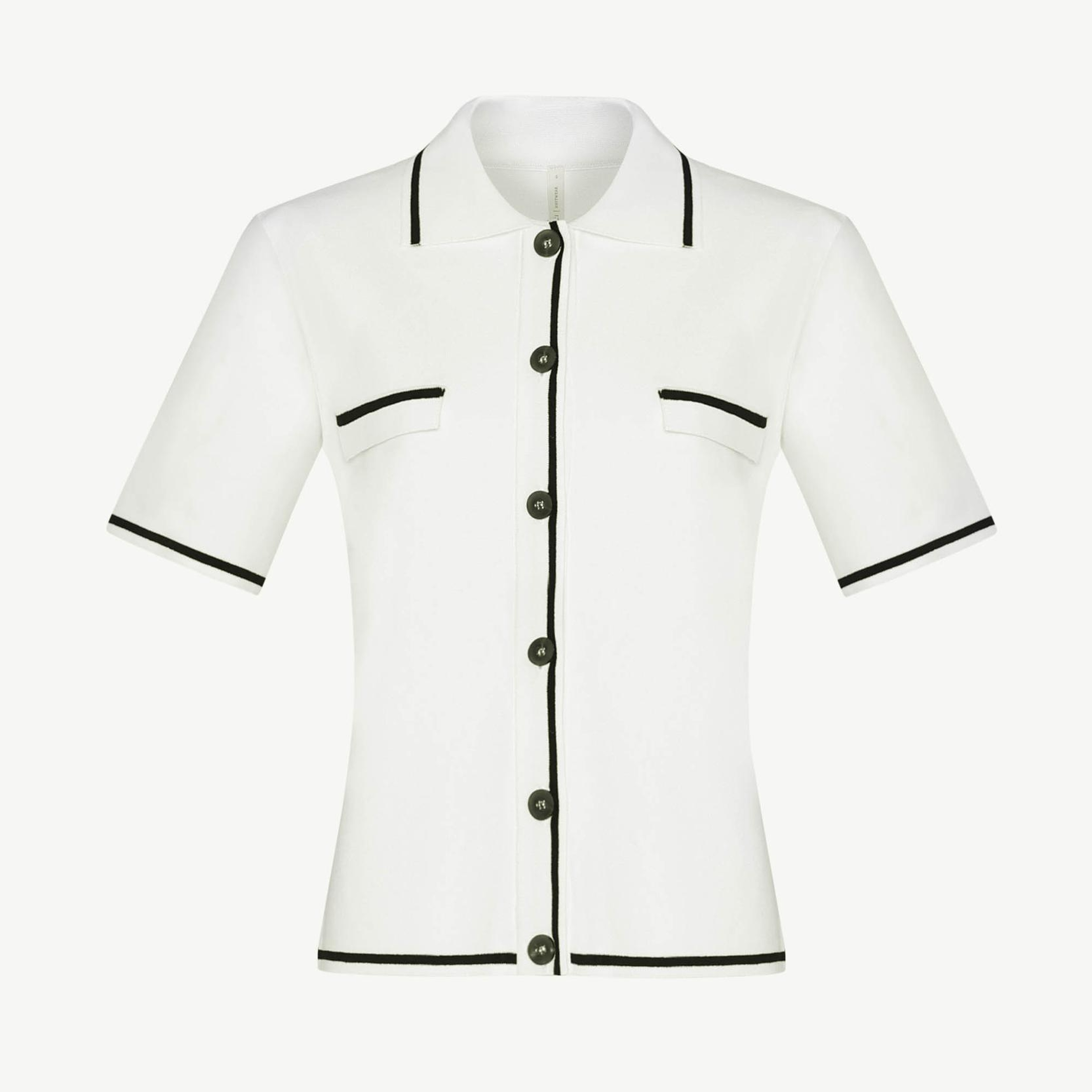 YARGICI Regular Gömlek Yaka Kısa Kol Kazak