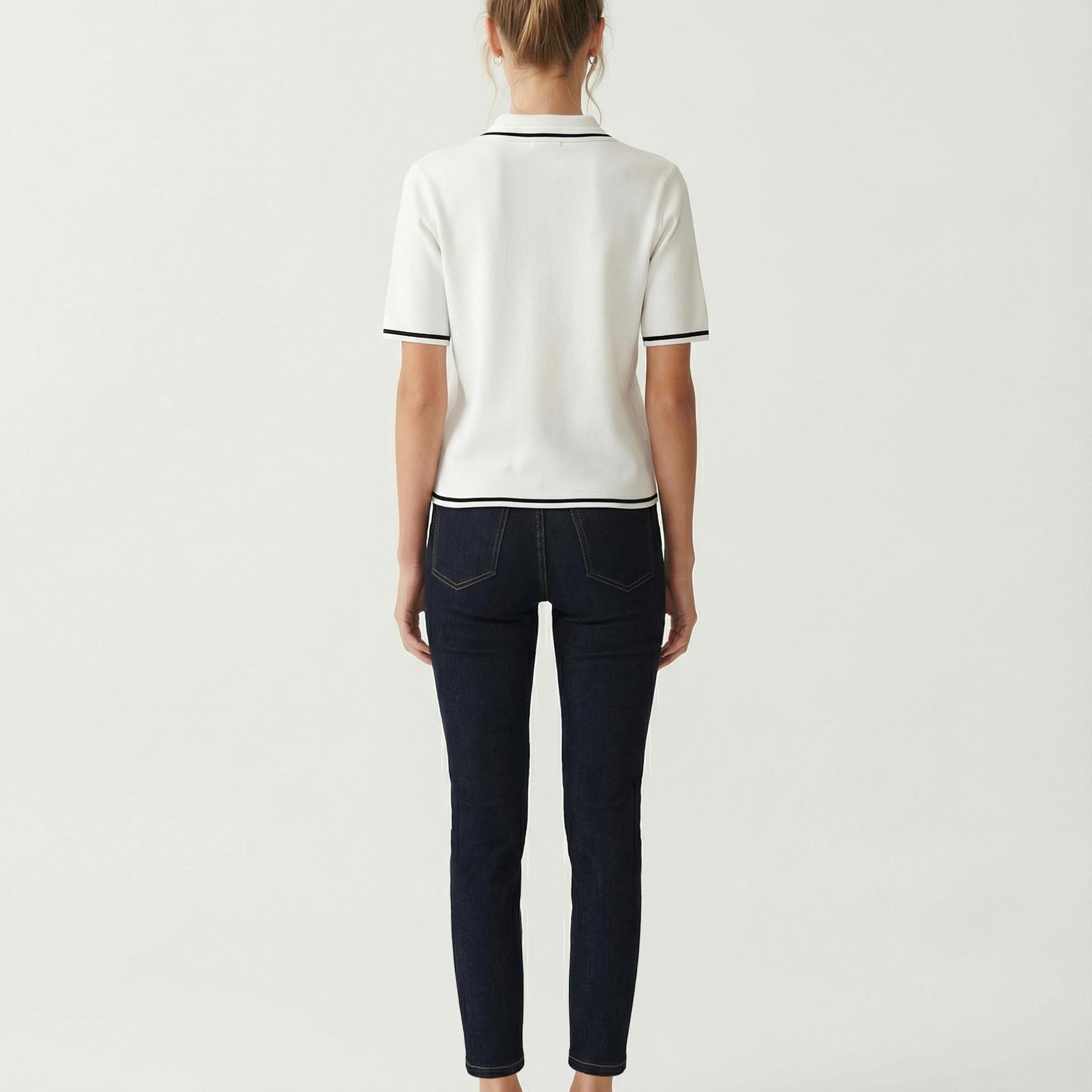 YARGICI Regular Gömlek Yaka Kısa Kol Kazak