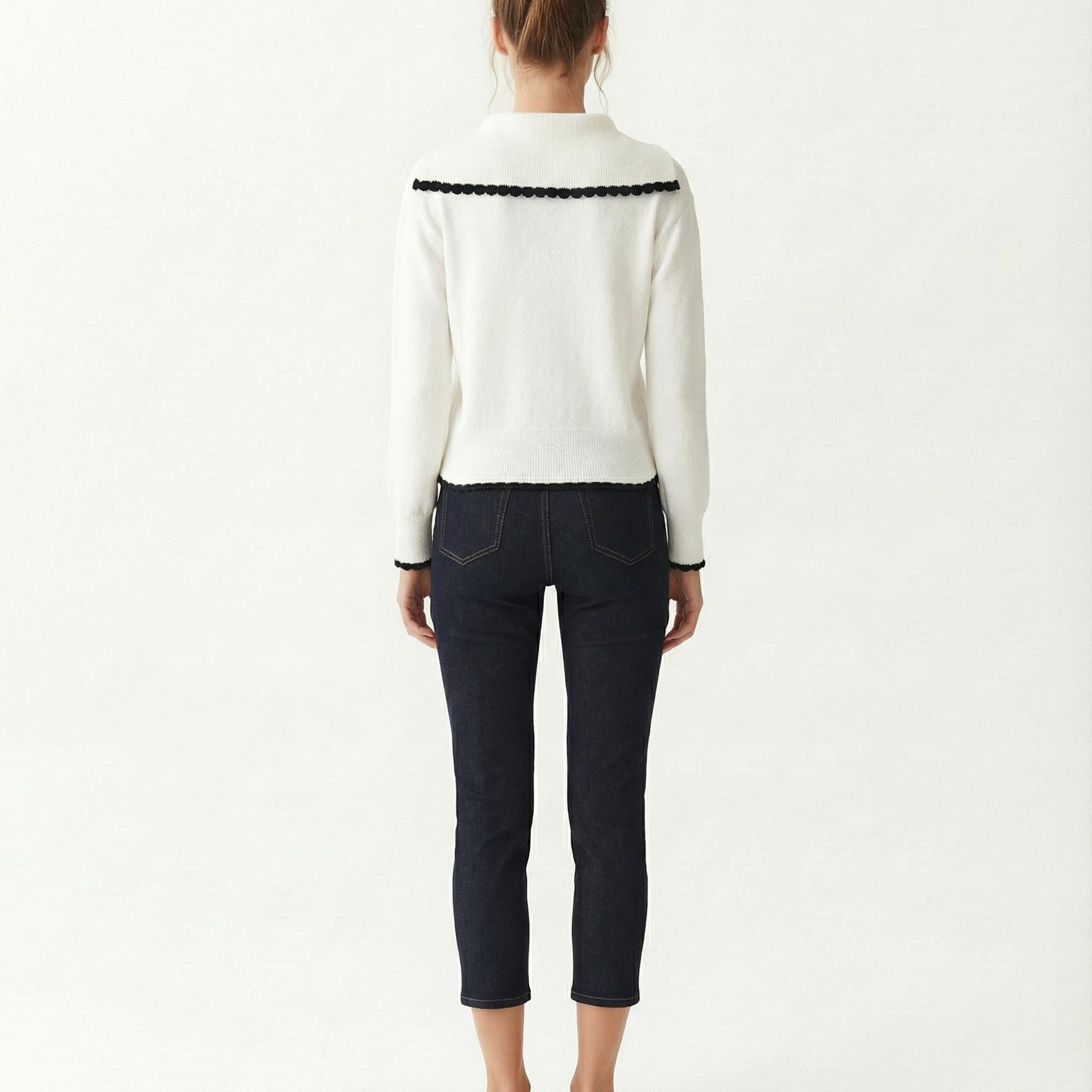 YARGICI Regular Denizci Yaka Uzun Kol Hırka