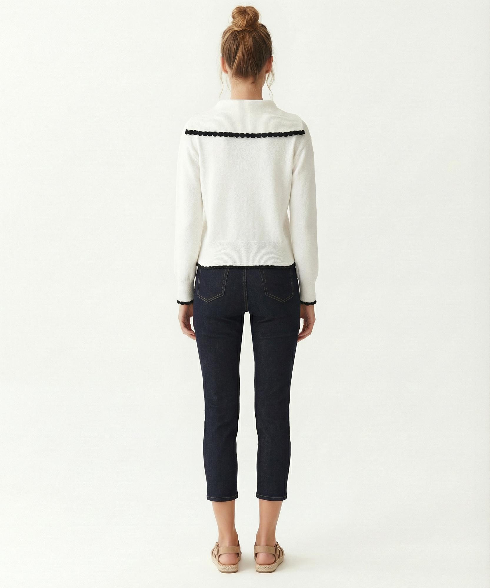 YARGICI Regular Denizci Yaka Uzun Kol Hırka