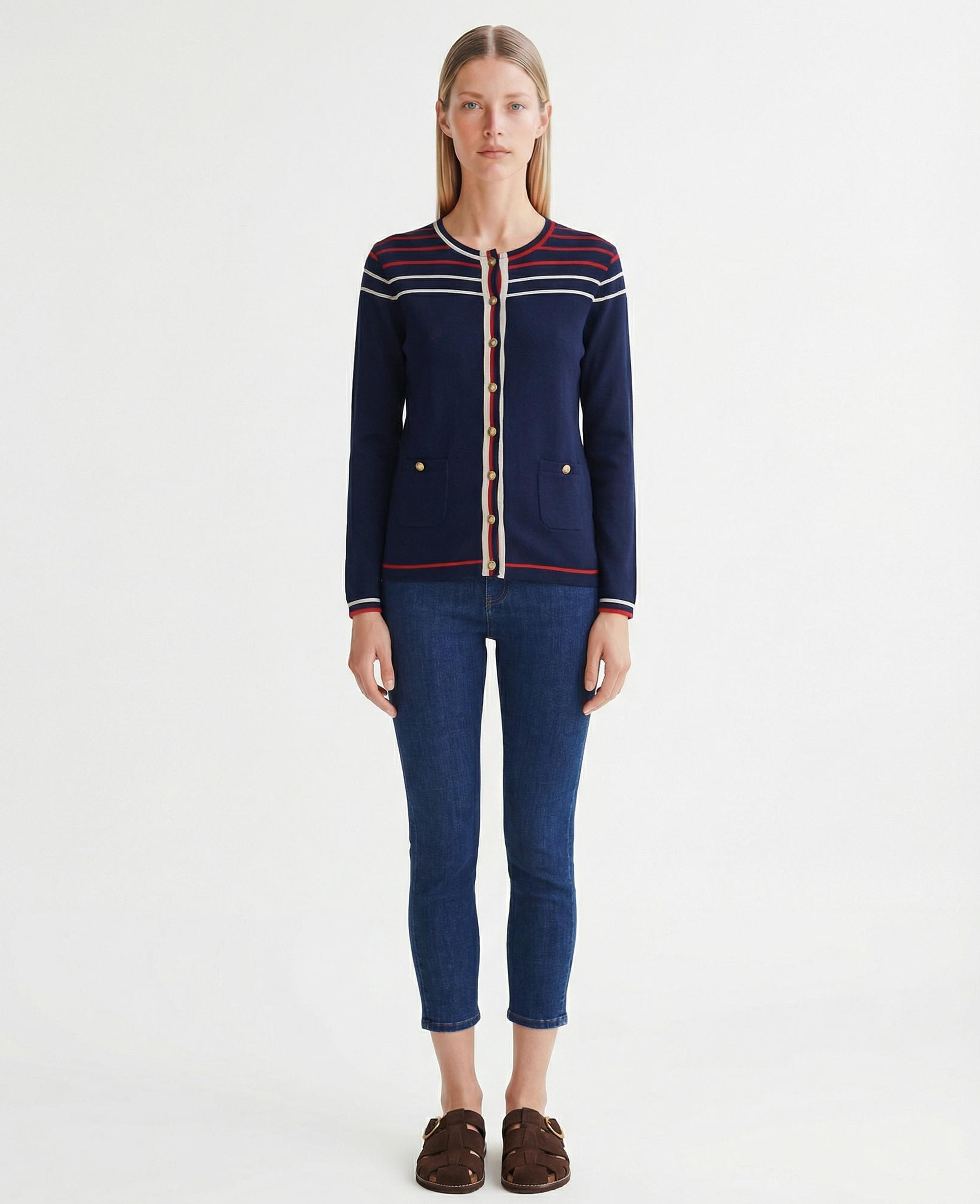 YARGICI Regular Bisiklet Yaka Uzun Kol Hırka