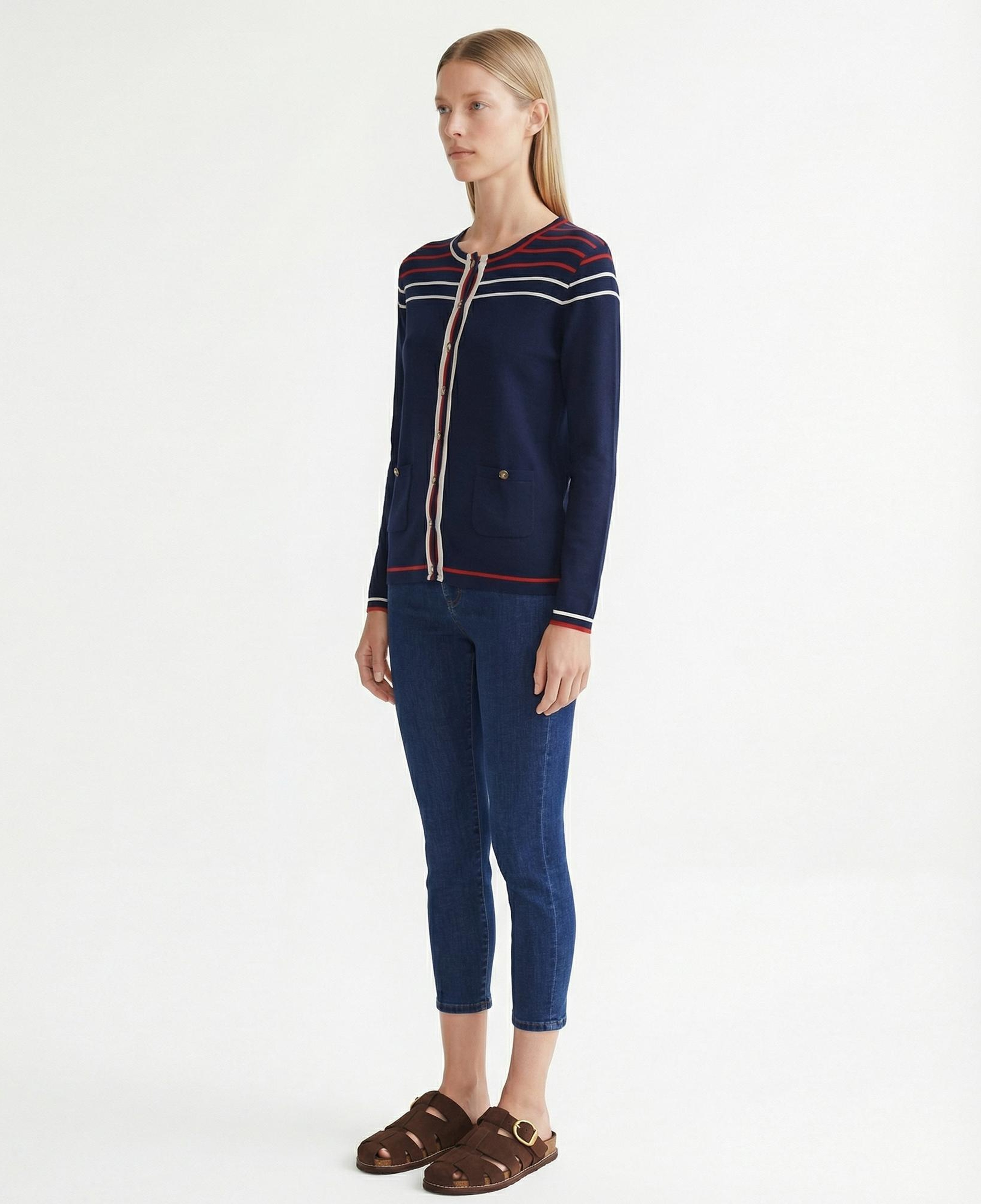 YARGICI Regular Bisiklet Yaka Uzun Kol Hırka