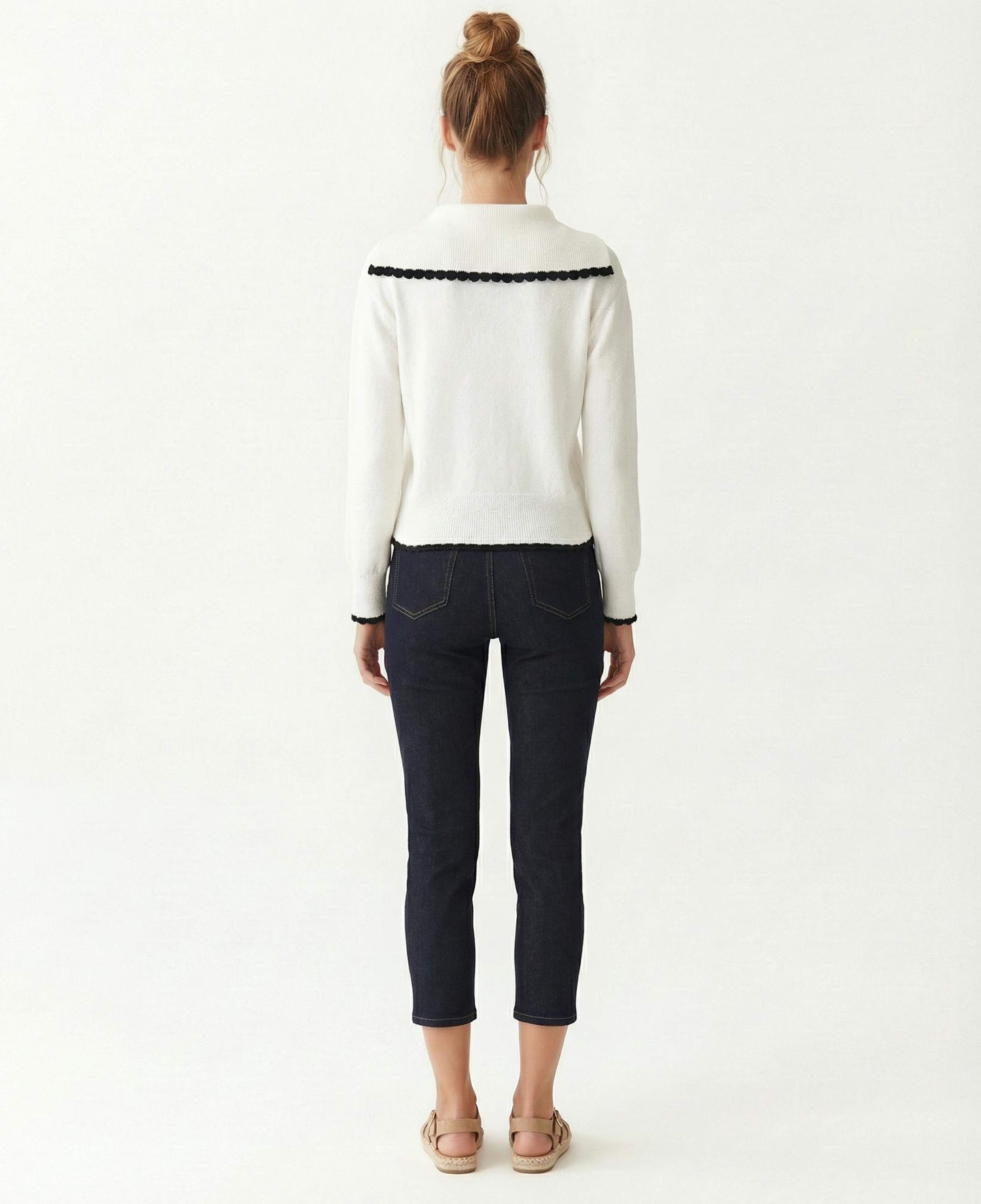 YARGICI Regular Denizci Yaka Uzun Kol Hırka