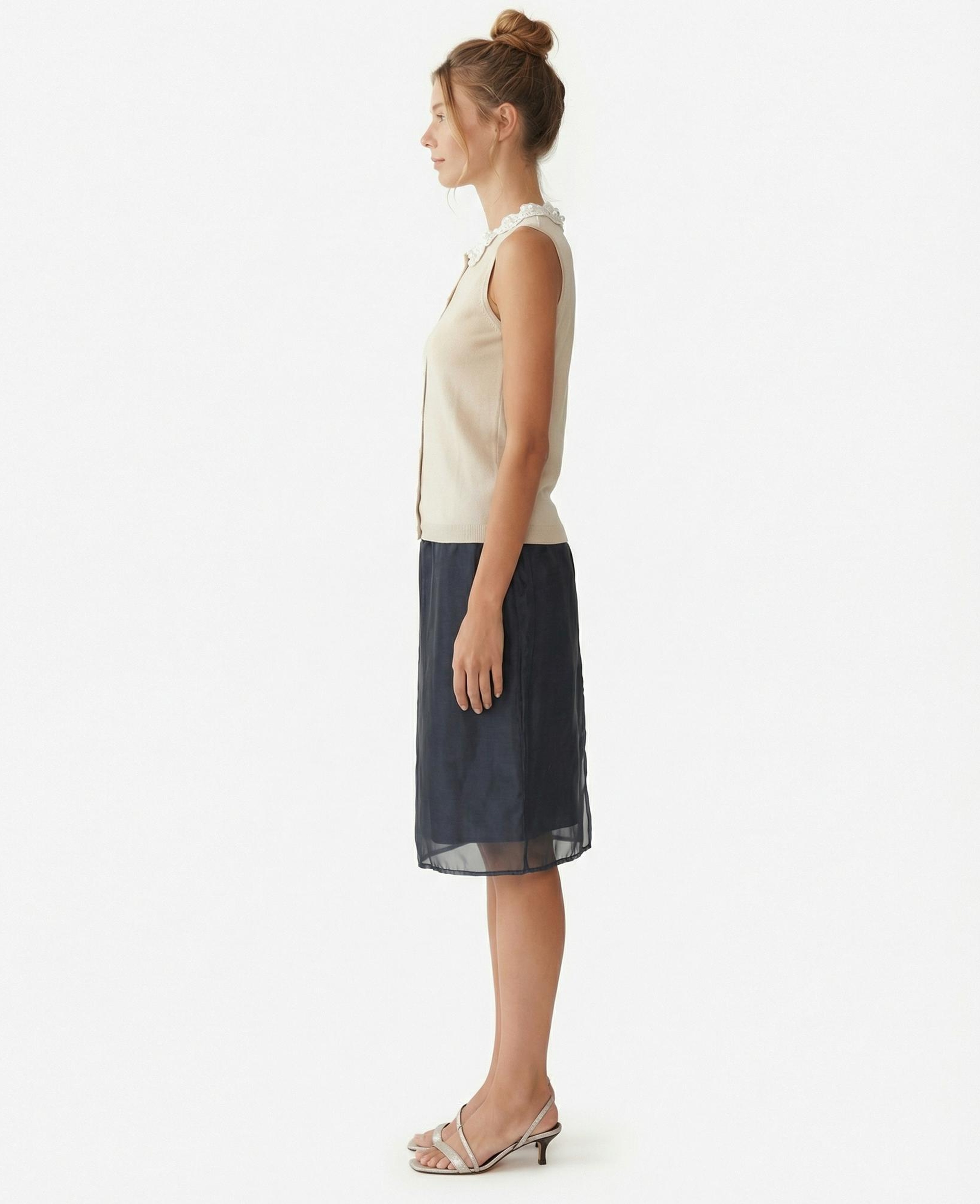 YARGICI Regular Bisiklet Yaka Kolsuz Kazak