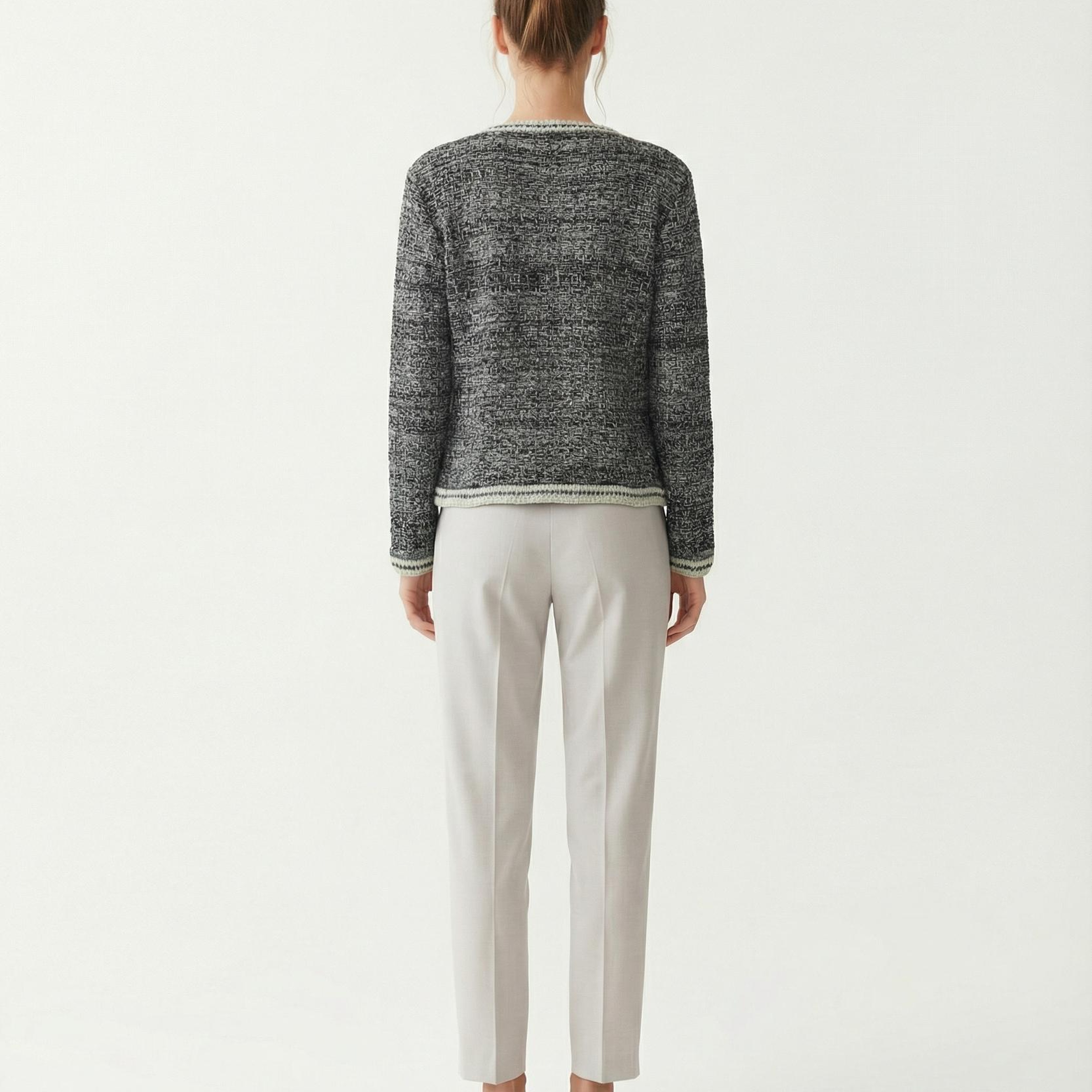 YARGICI Regular Bisiklet Yaka Uzun Kol Hırka