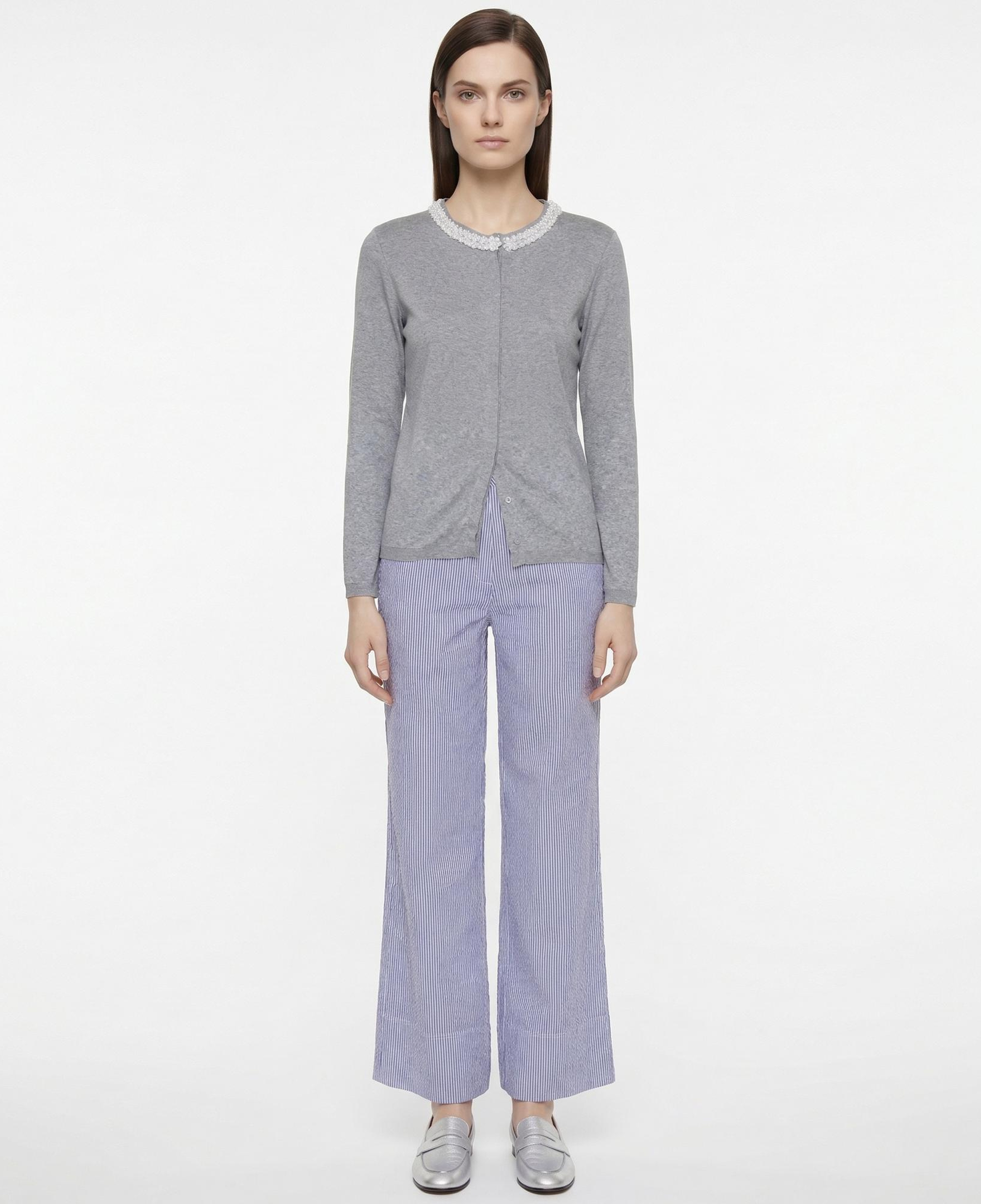 YARGICI Regular Bisiklet Yaka Uzun Kol Hırka