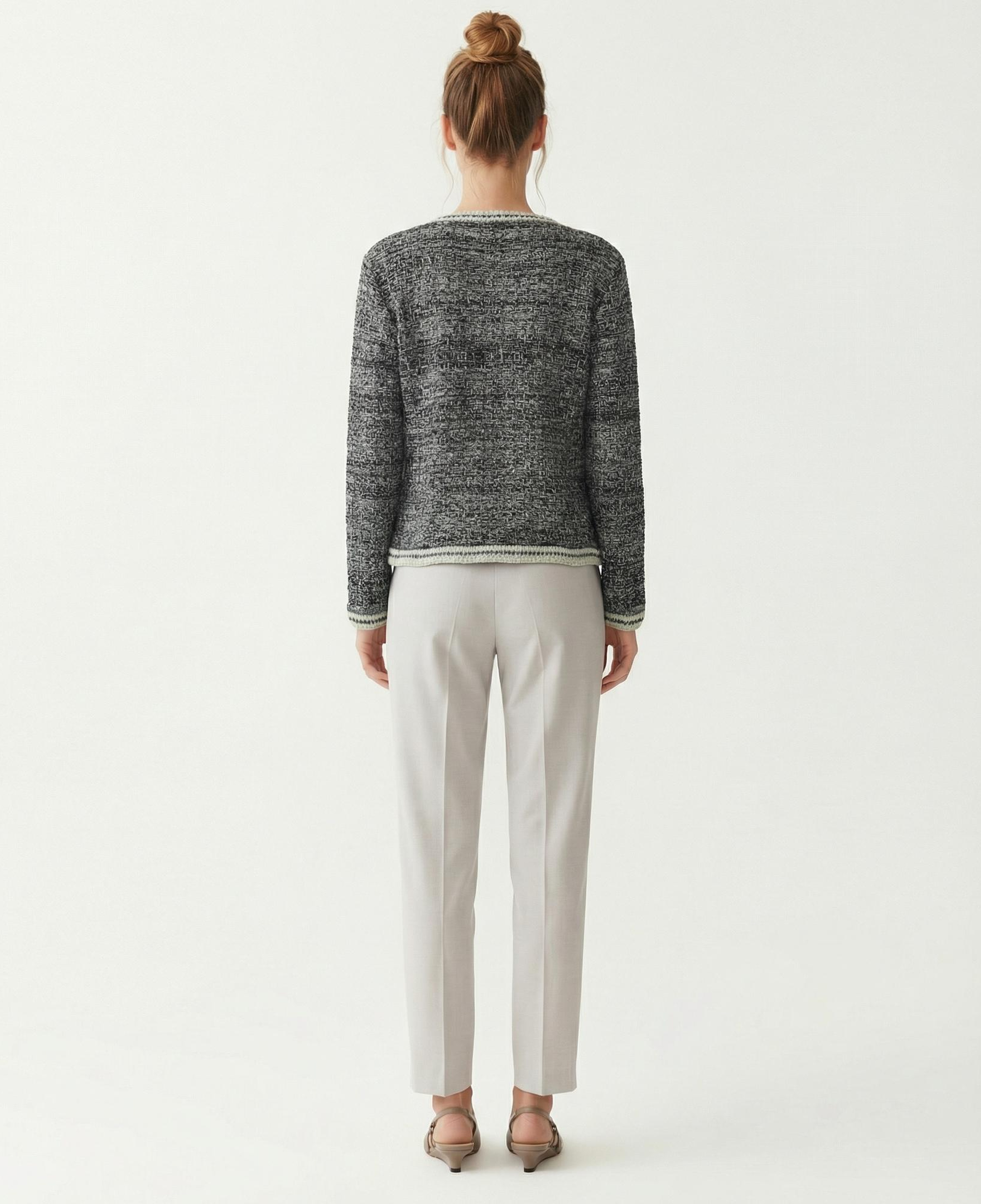 YARGICI Regular Bisiklet Yaka Uzun Kol Hırka