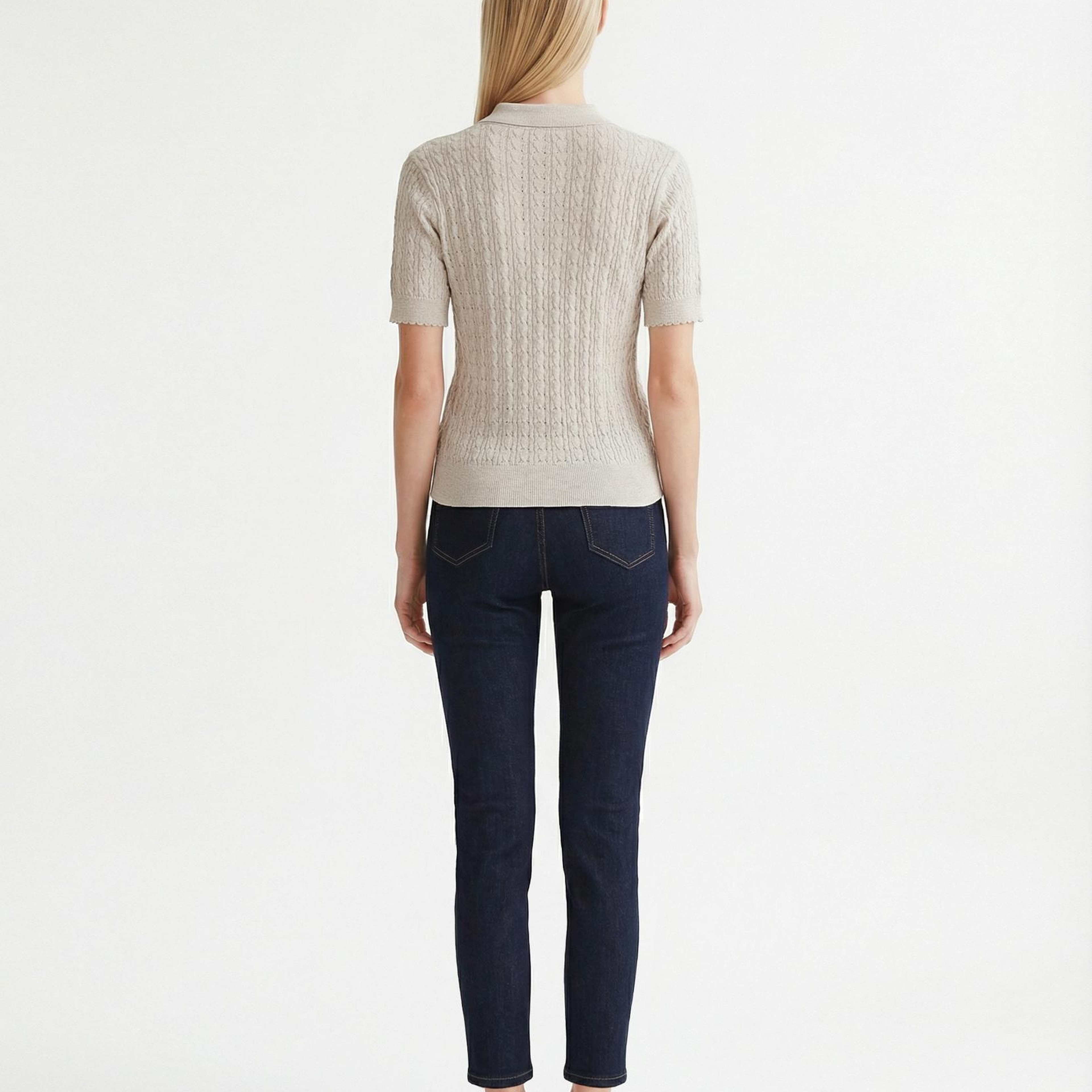 YARGICI Regular Polo Yaka Kısa Kol Kazak