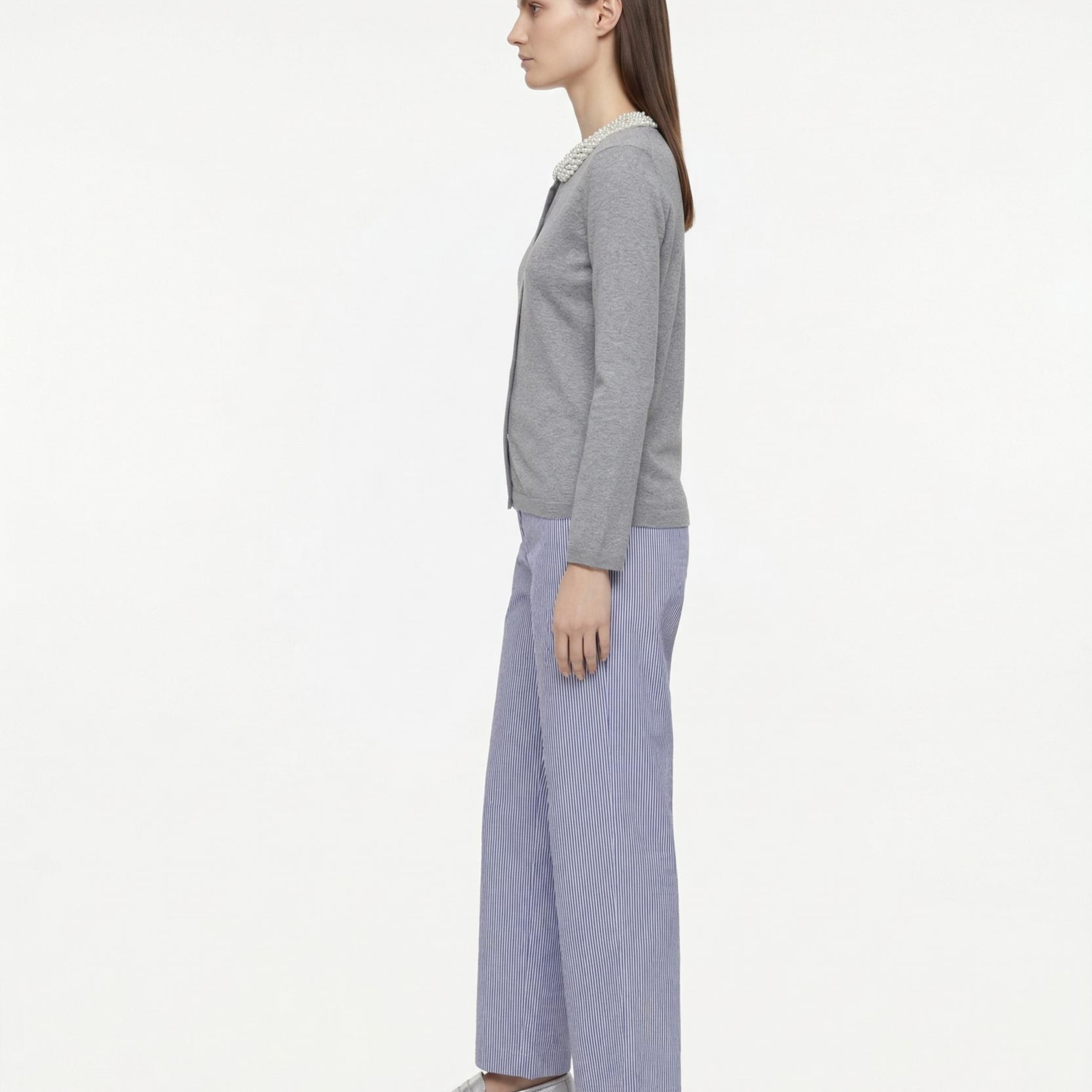 YARGICI Regular Bisiklet Yaka Uzun Kol Hırka