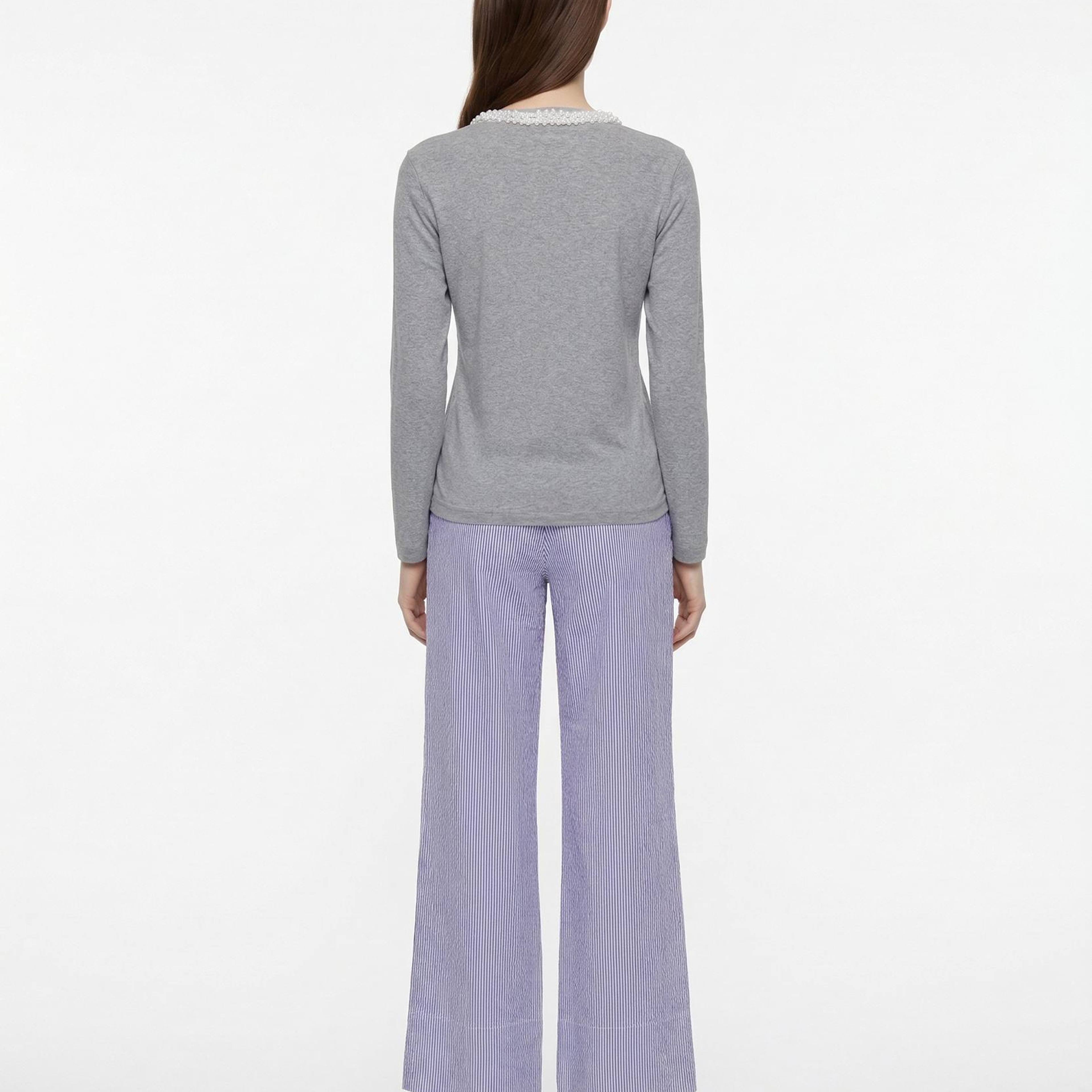 YARGICI Regular Bisiklet Yaka Uzun Kol Hırka