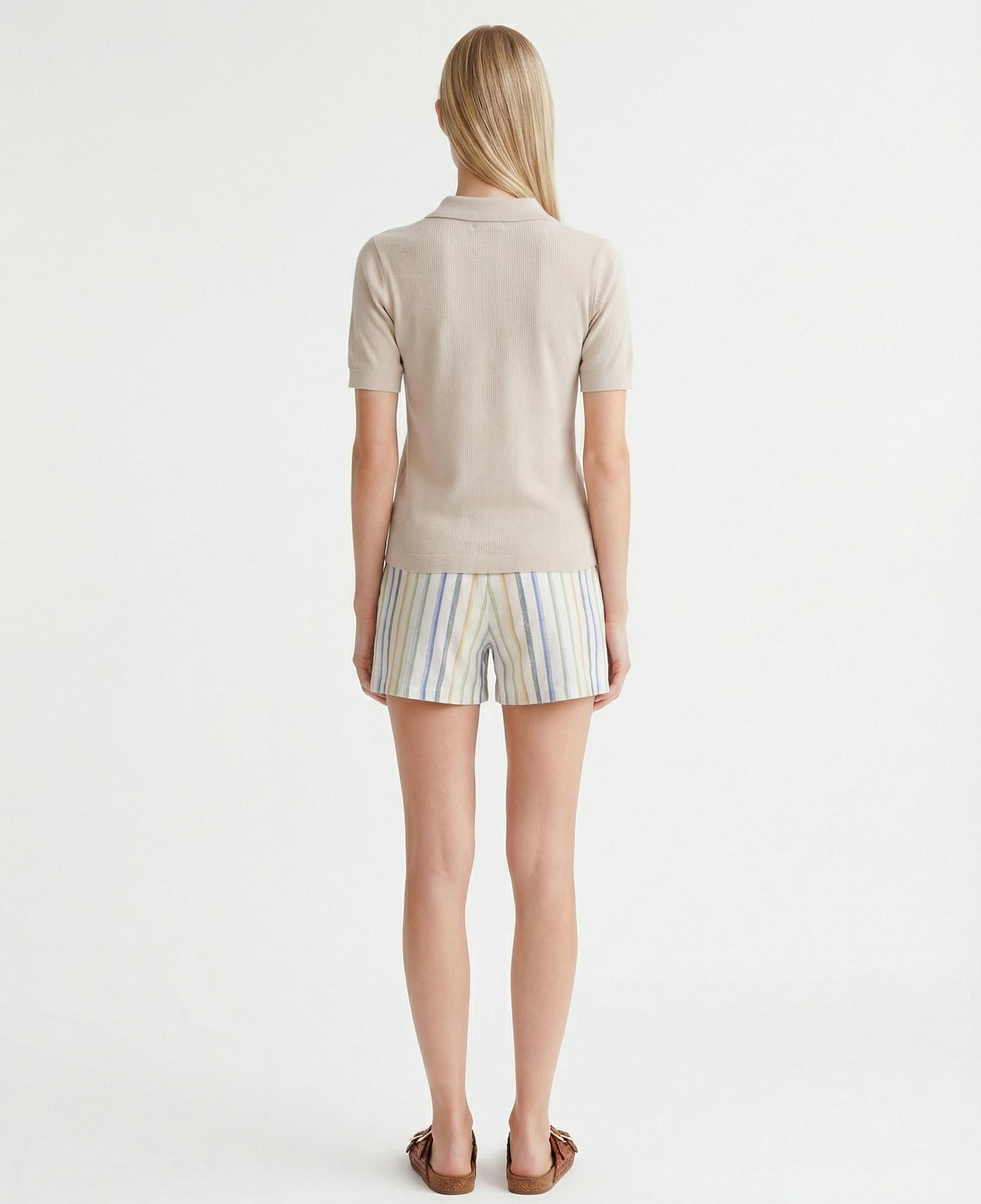 YARGICI Regular Ceket Yaka Kısa Kol Kazak