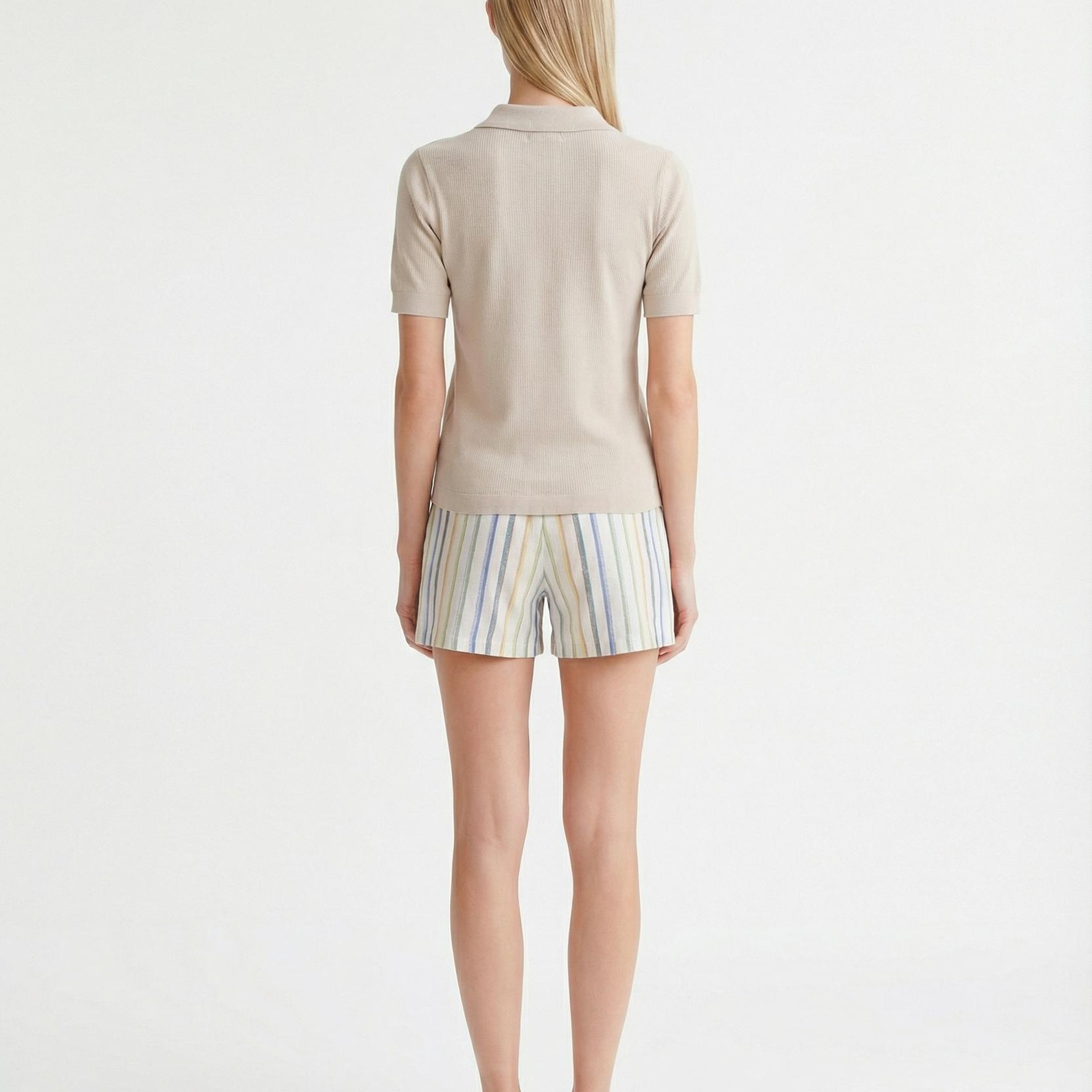 YARGICI Regular Ceket Yaka Kısa Kol Kazak