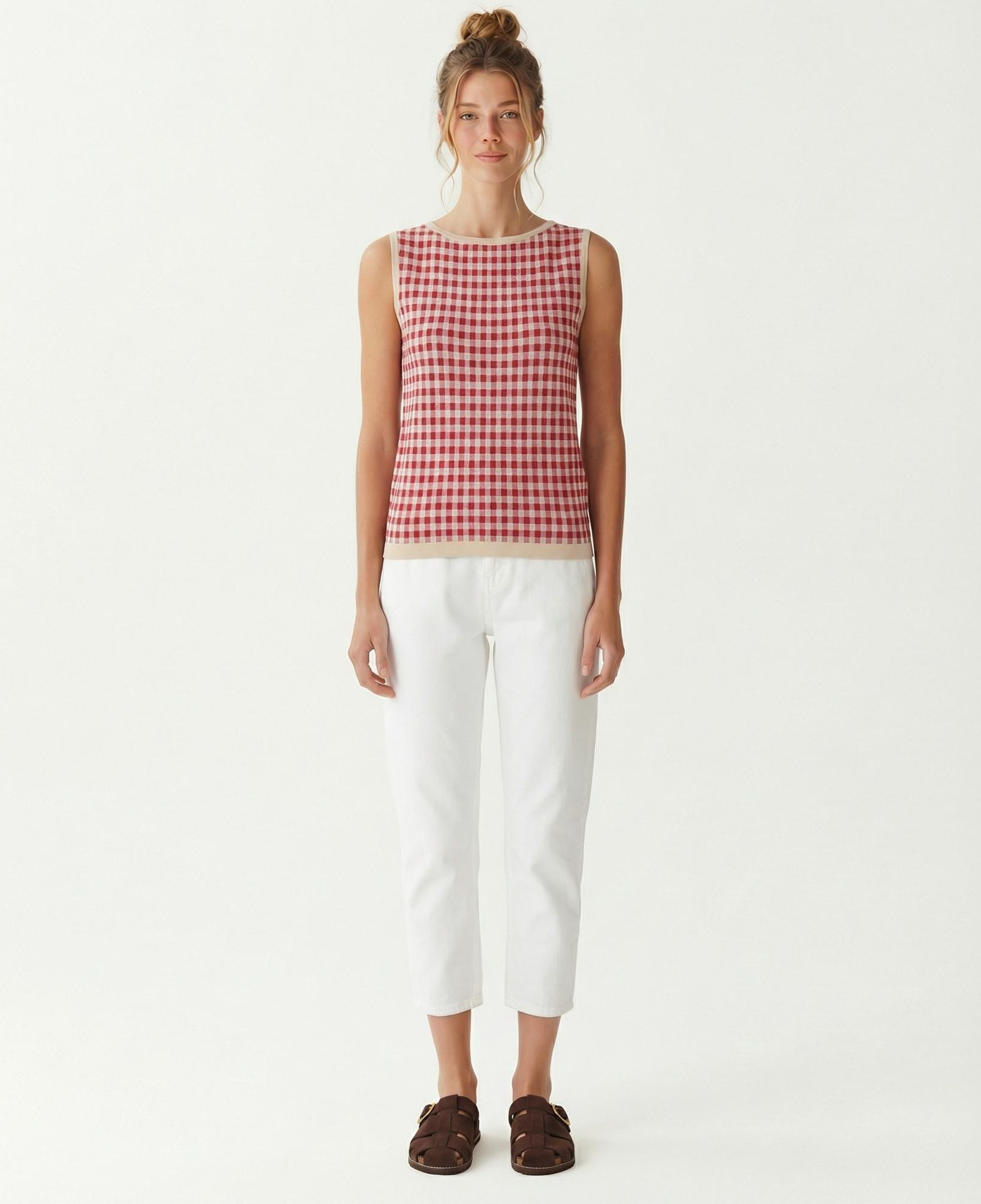 YARGICI Regular Kayık Yaka Kolsuz Kazak