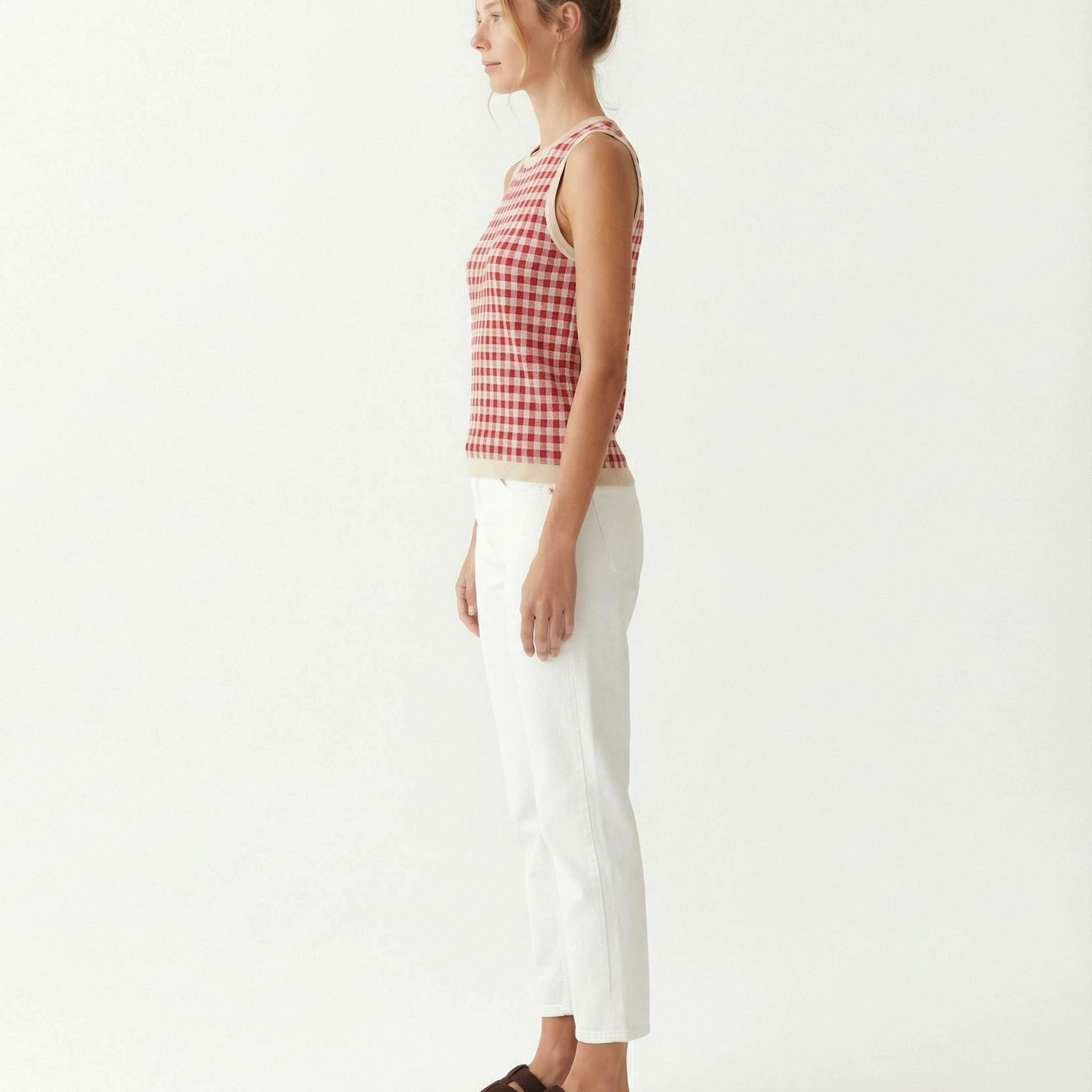 YARGICI Regular Kayık Yaka Kolsuz Kazak